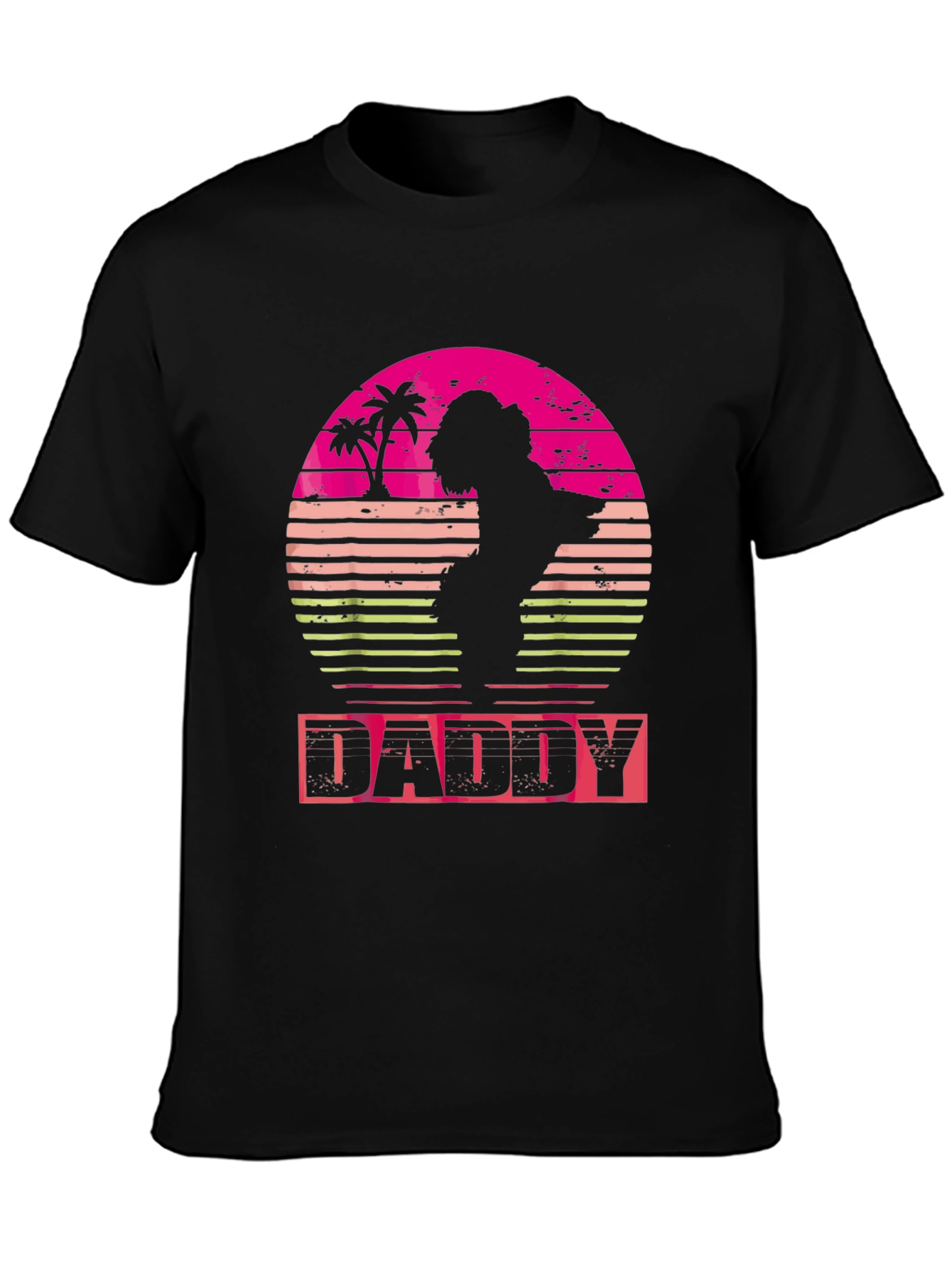 Retro Sunset Daddy T-Shirt - Fathers Day Gift