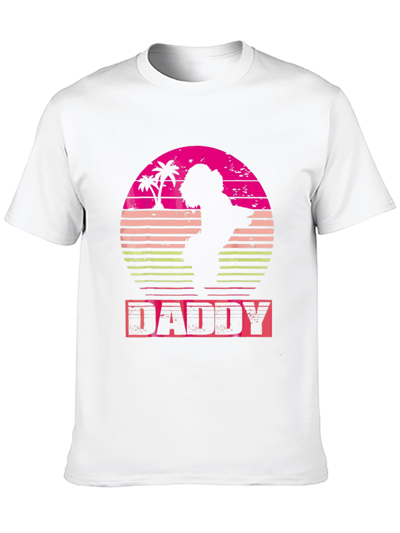 Retro Sunset Daddy T-Shirt - Fathers Day Gift