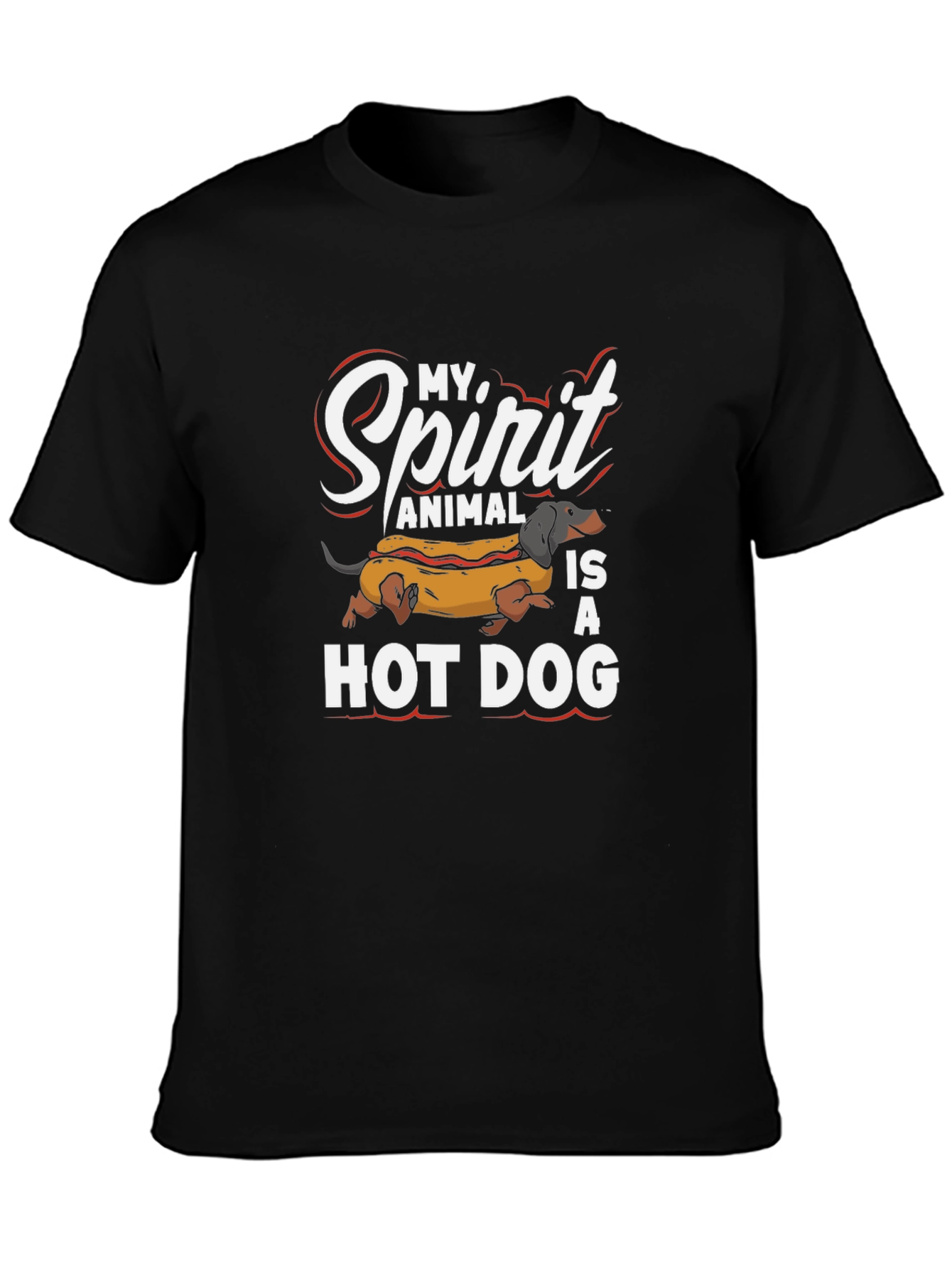 My Spirit Animal is a Hot Dog T-Shirt