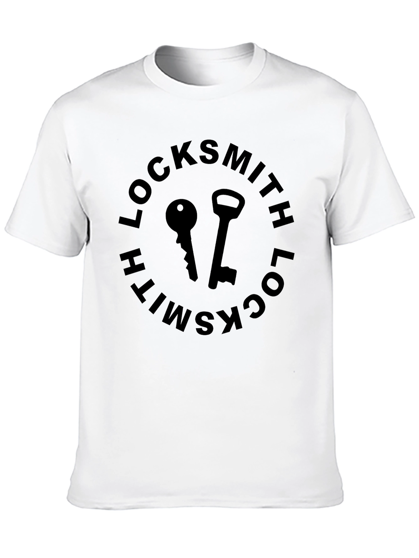 Locksmith Keys Graphic Black T-Shirt