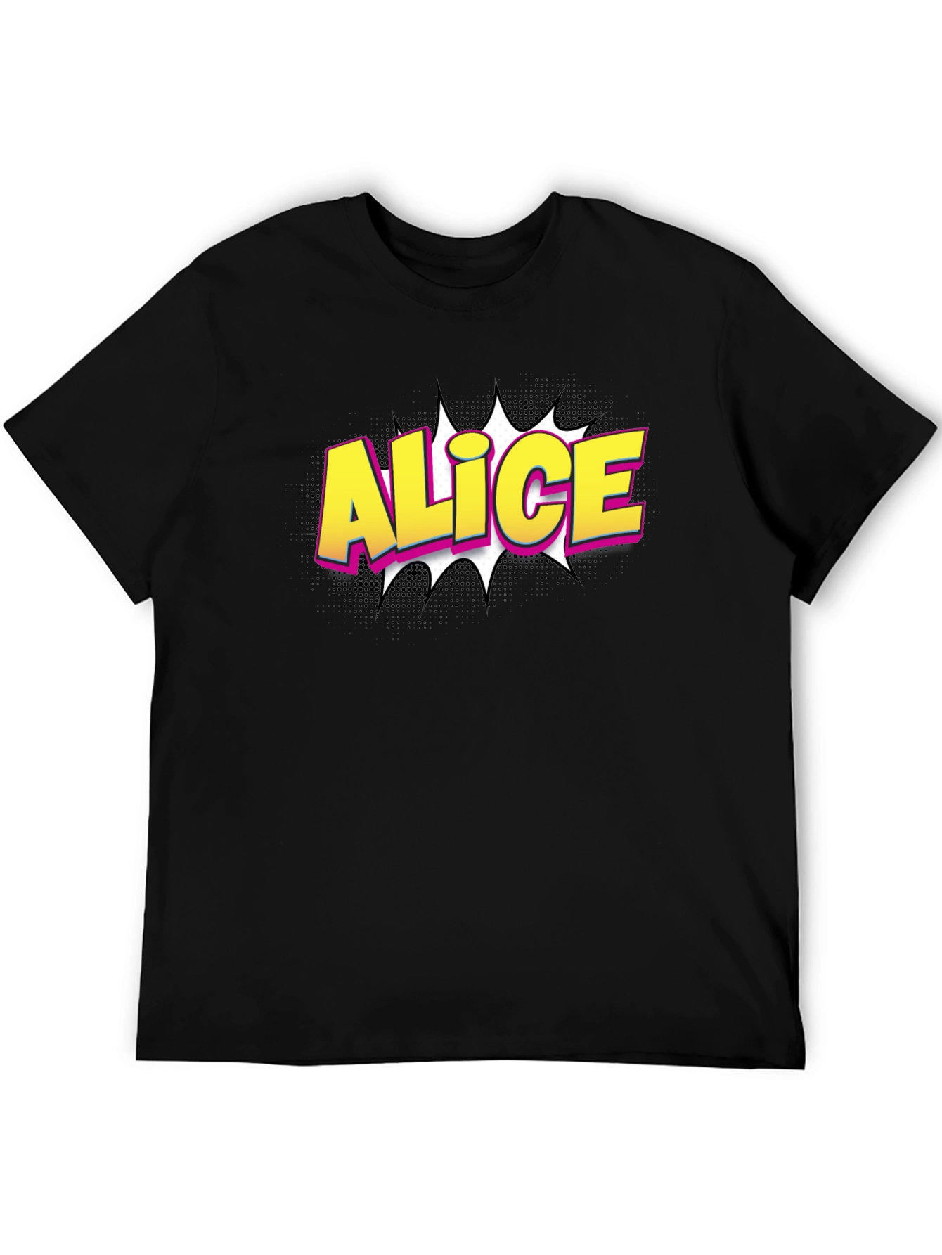 Alice Comic Style Graphic T-Shirt
