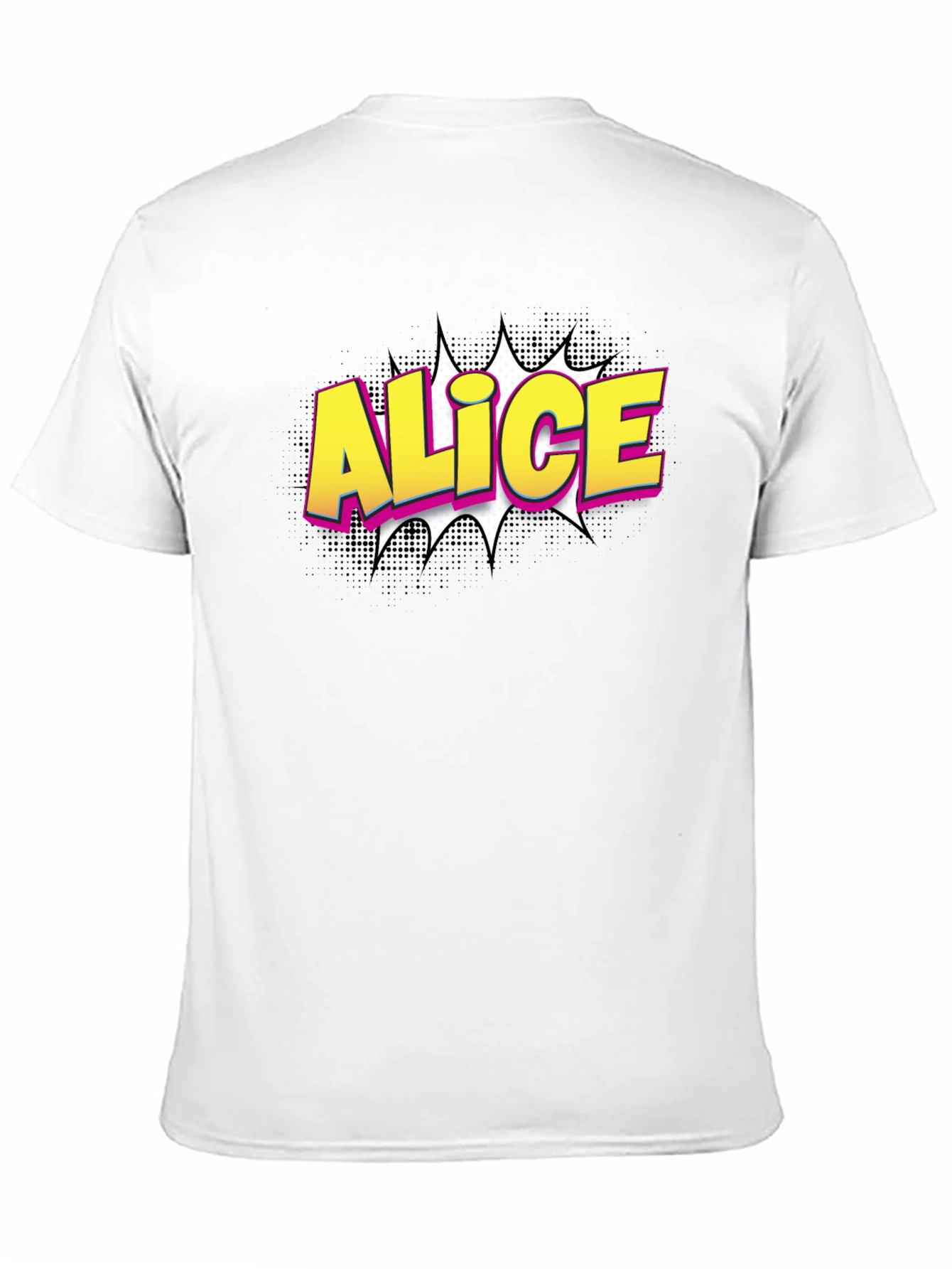 Alice Comic Style Graphic T-Shirt