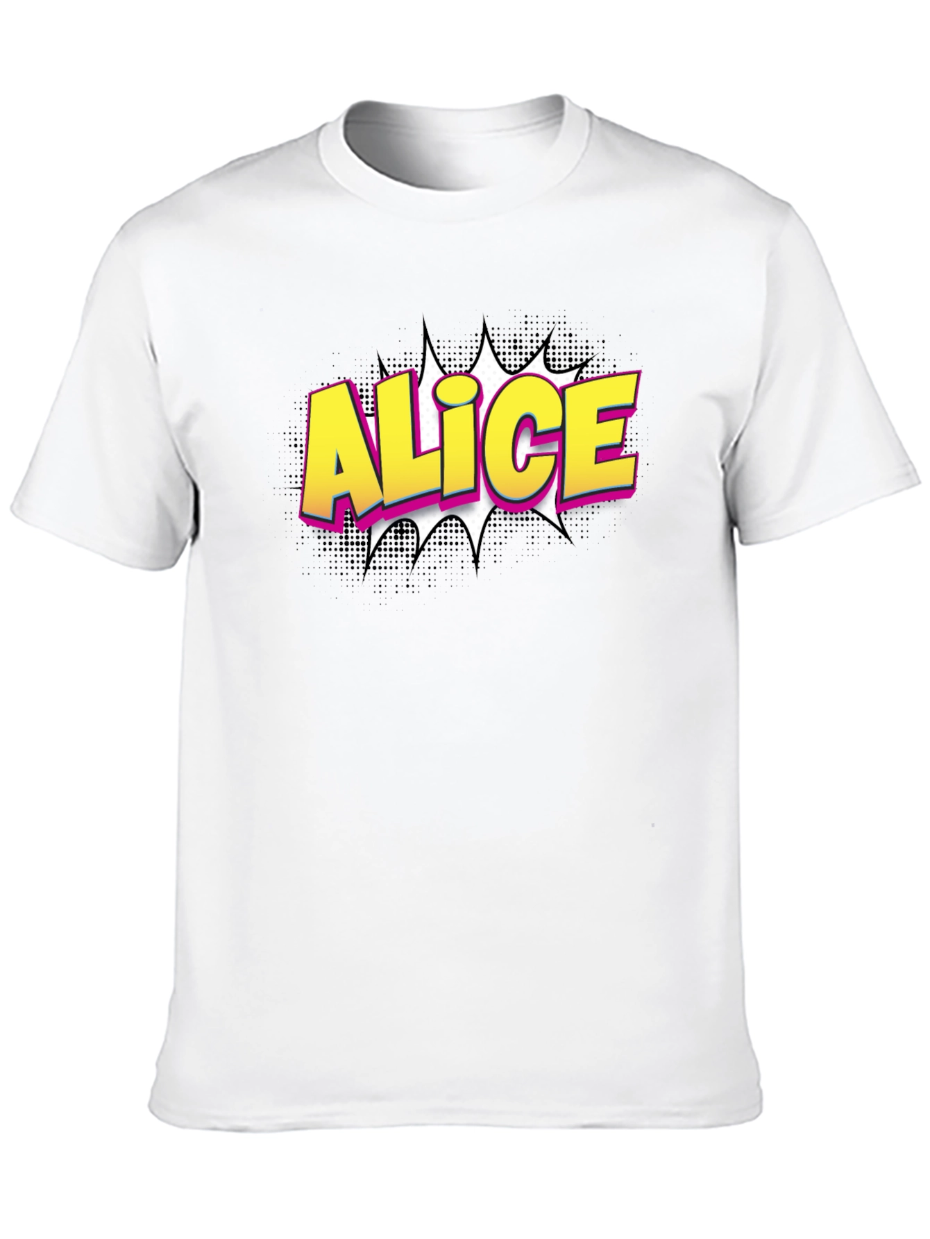 Alice Comic Style Graphic T-Shirt