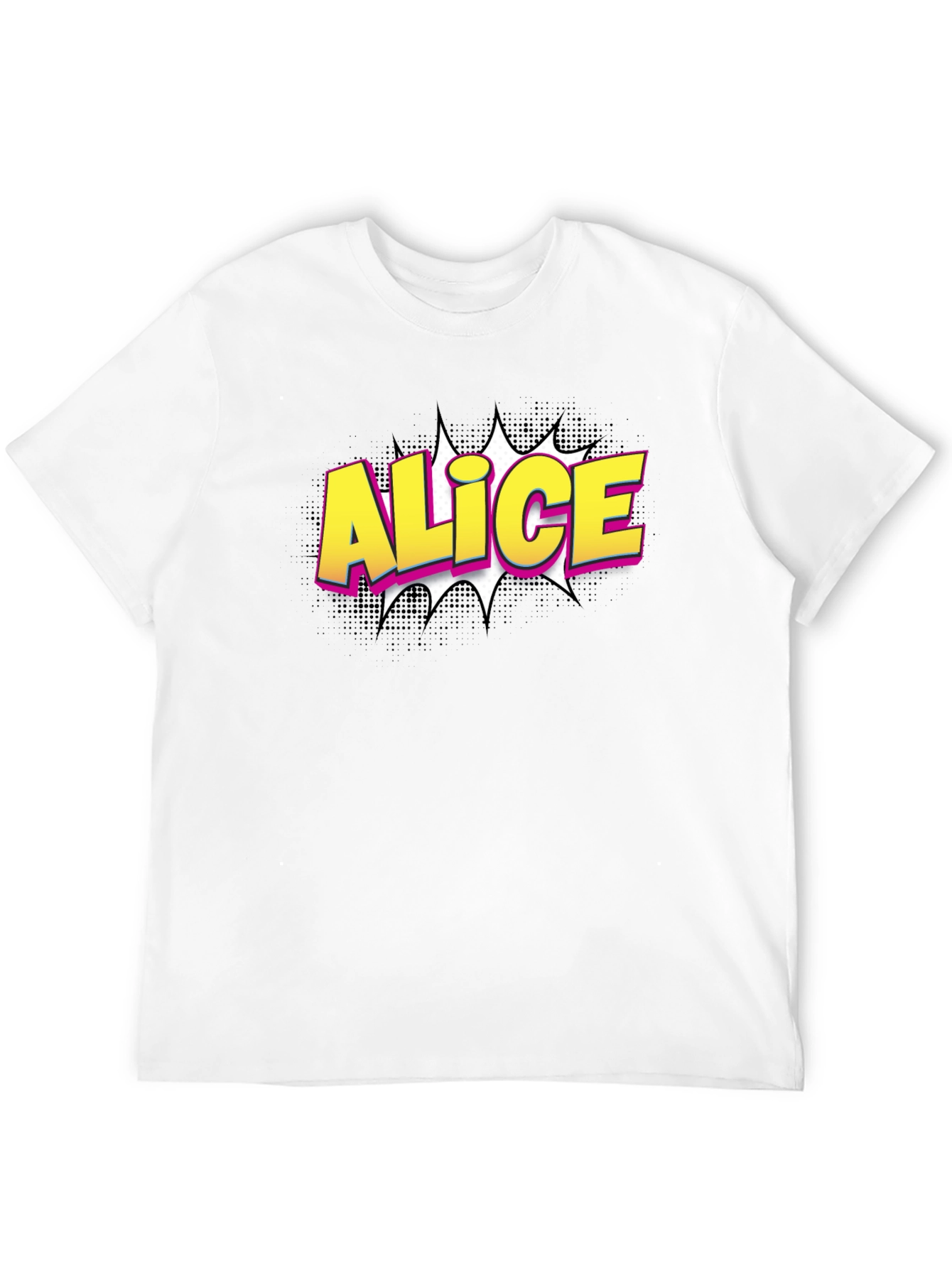 Alice Comic Style Graphic T-Shirt