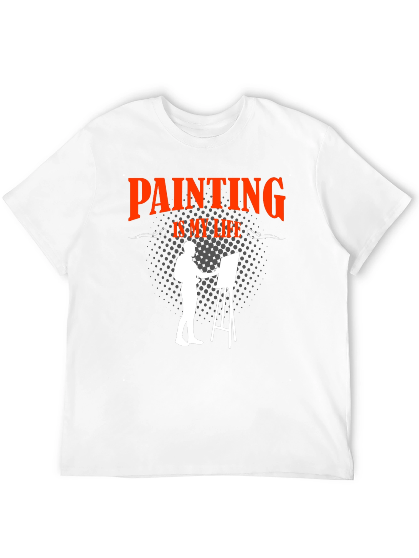 Painting is My Life Black T-Shirt