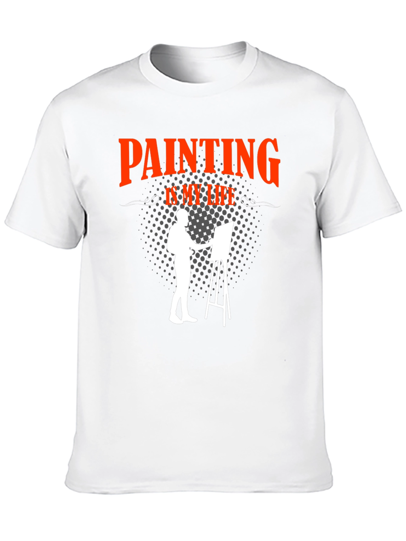 Painting is My Life Black T-Shirt