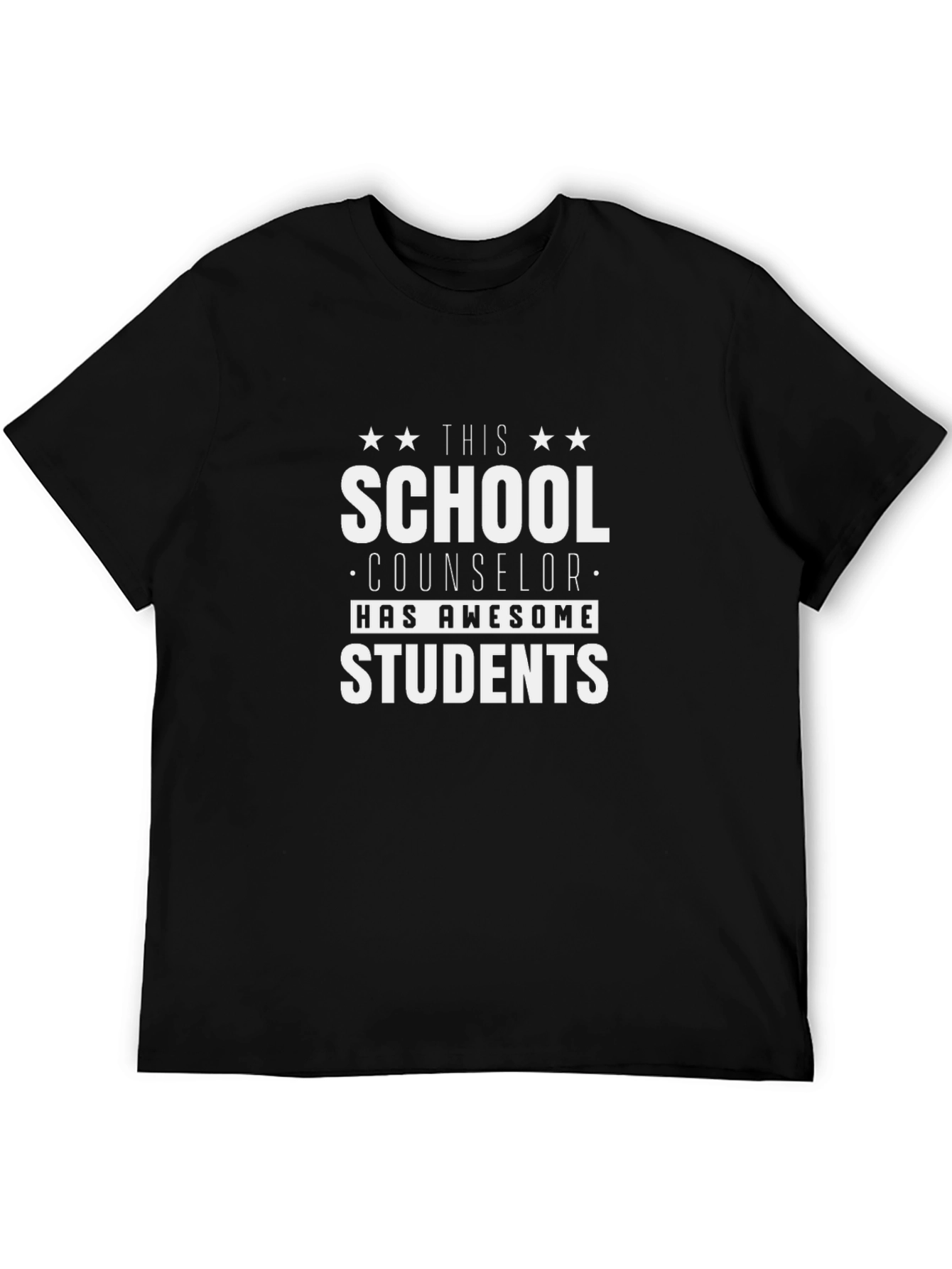School Counselor Appreciation Graphic Tee - Black