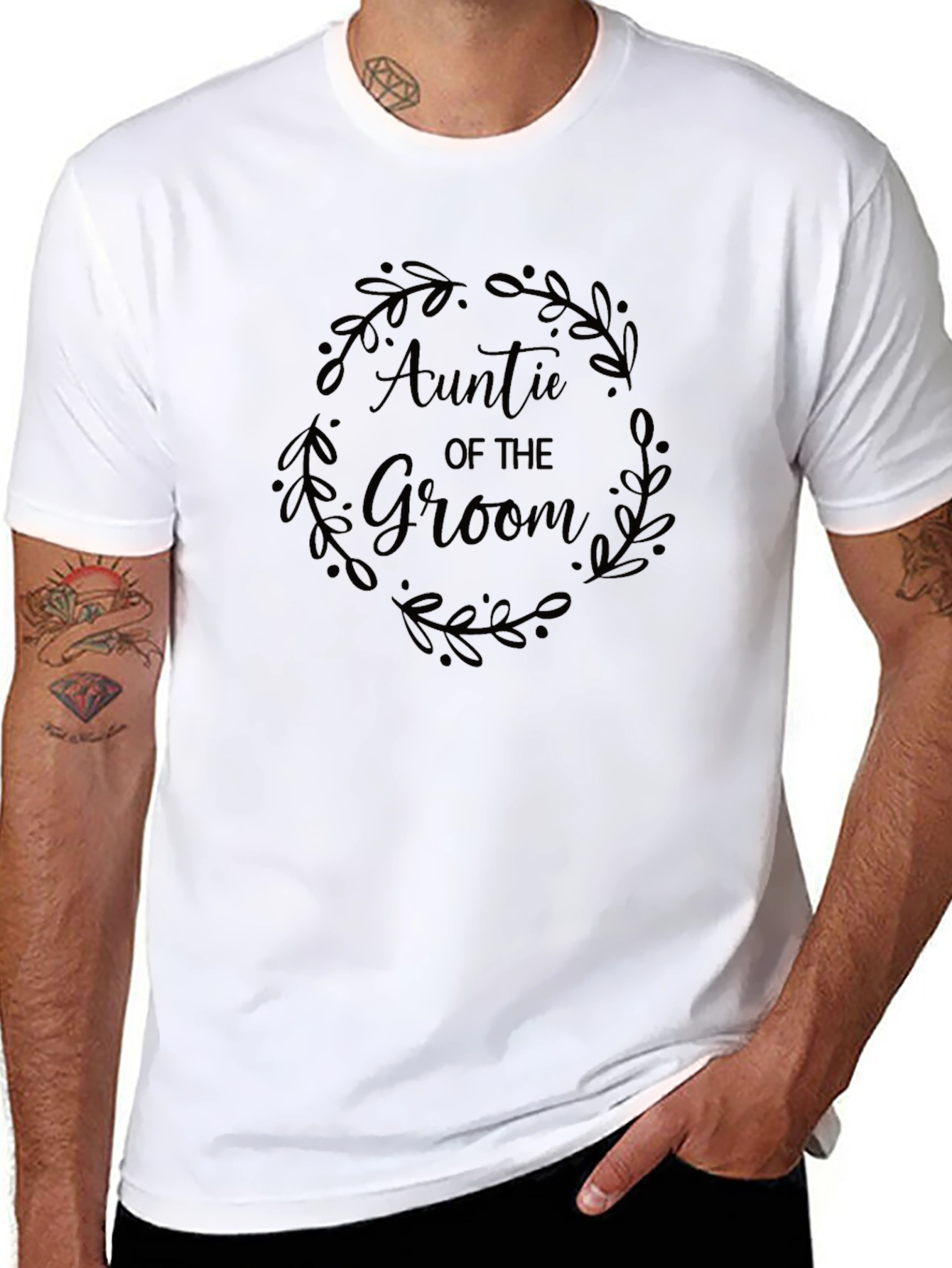 Auntie of the Groom Tee - Wedding Party