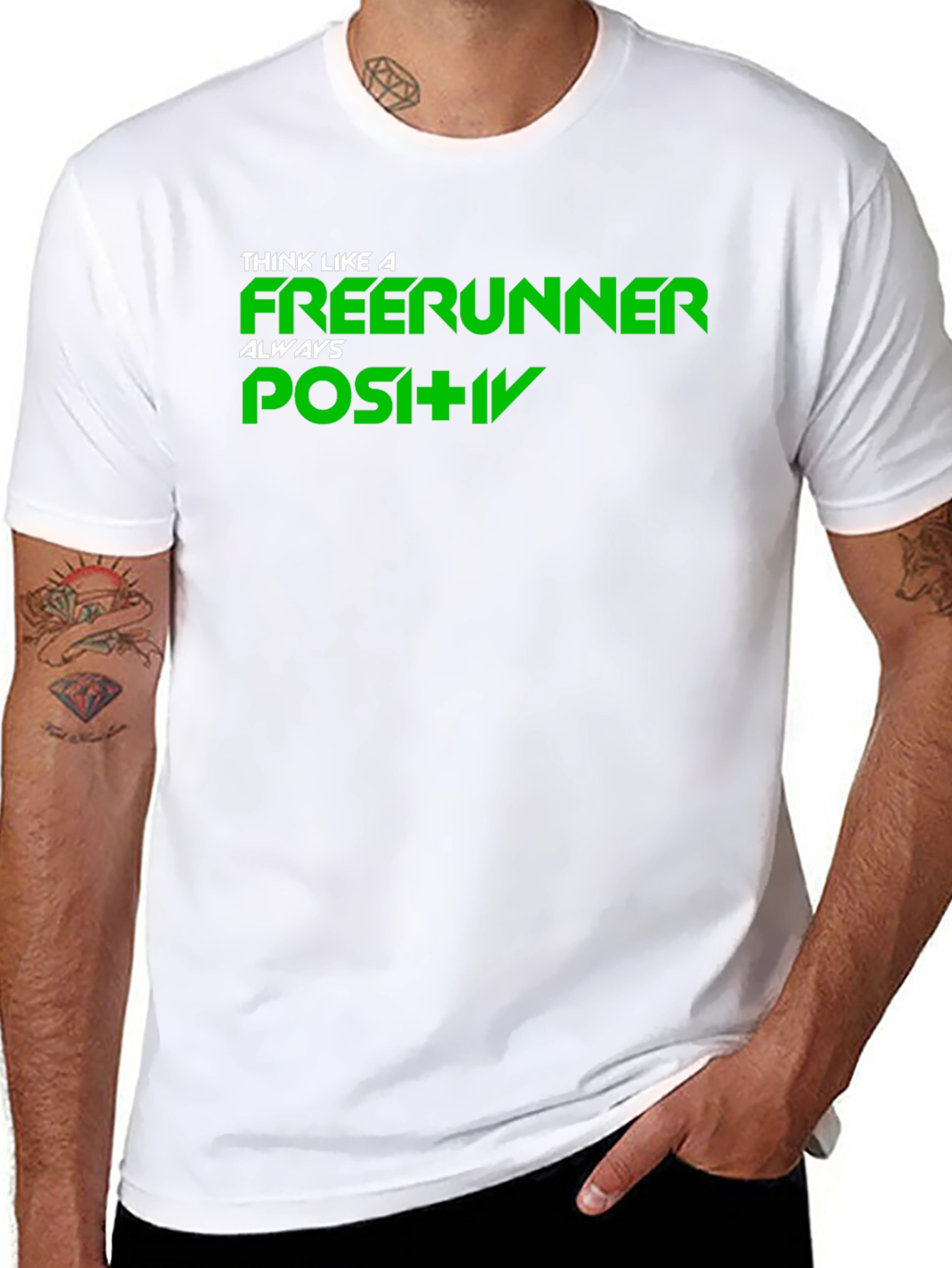 Freerunner Positive Mindset Black T-Shirt