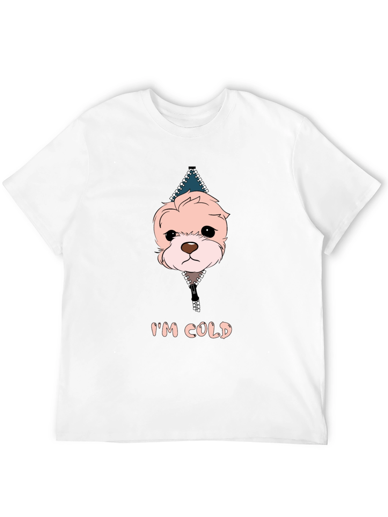 Im Cold Dog Graphic Black T-Shirt