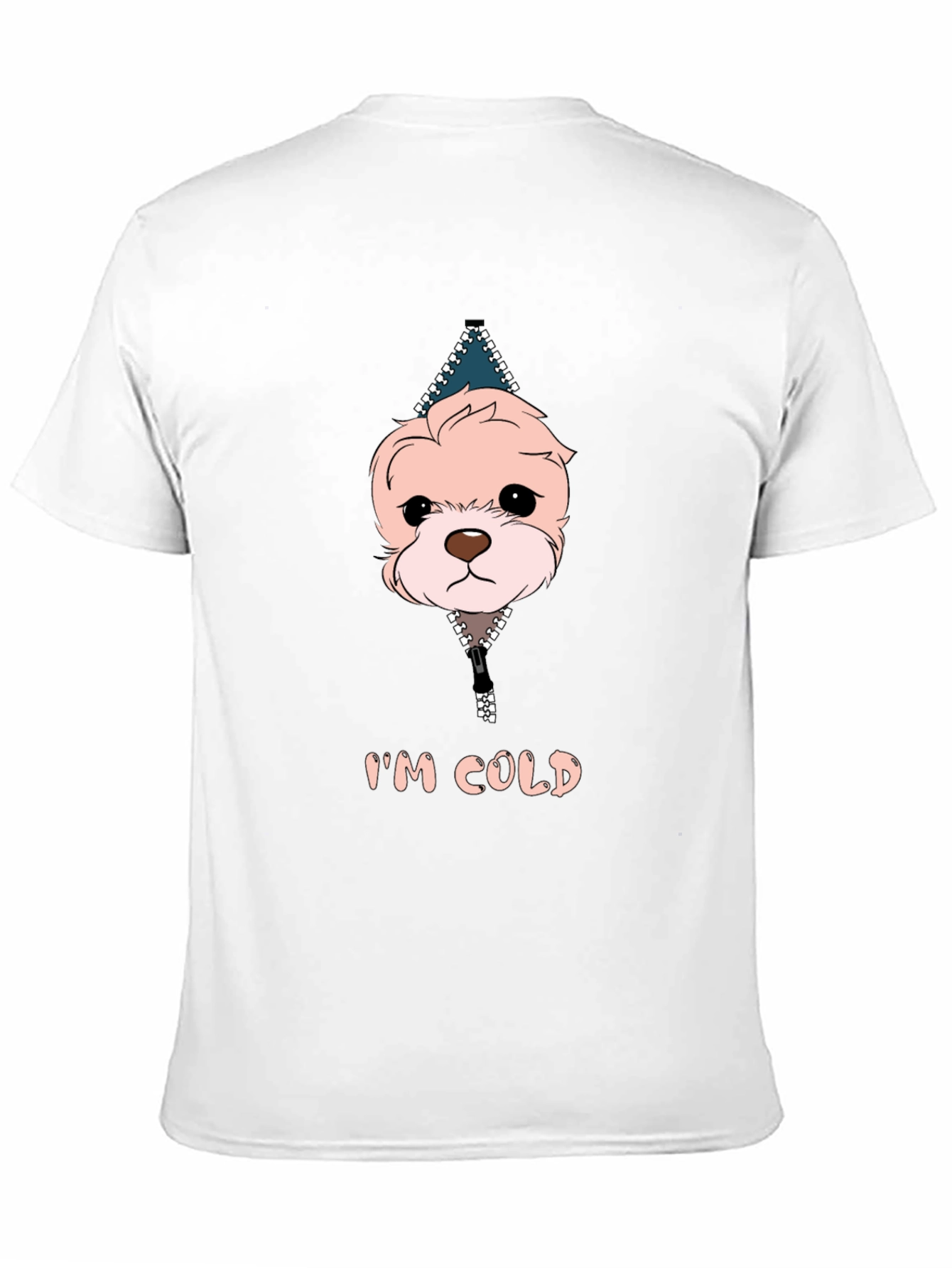Im Cold Dog Graphic Black T-Shirt