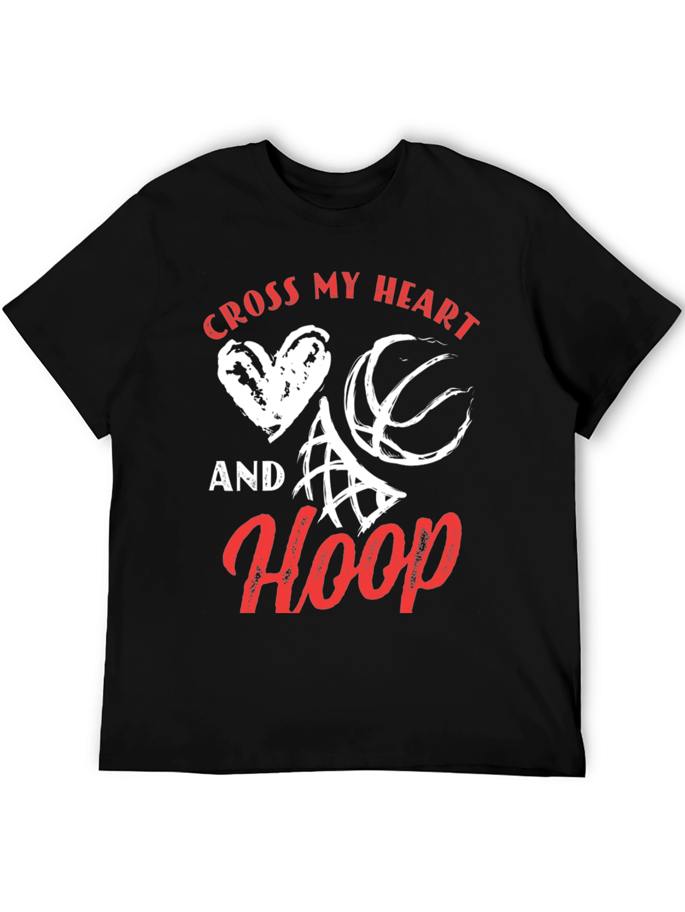 Cross My Heart And Hoop Graphic Tee