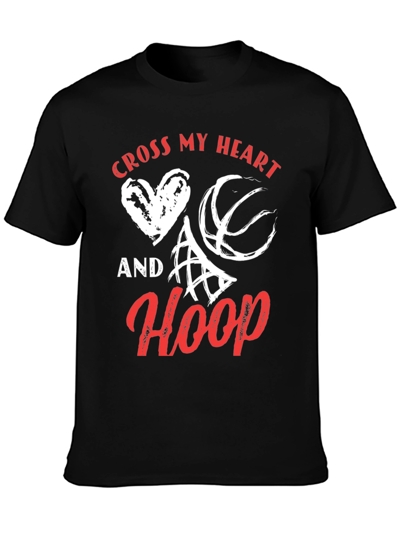 Cross My Heart And Hoop Graphic Tee