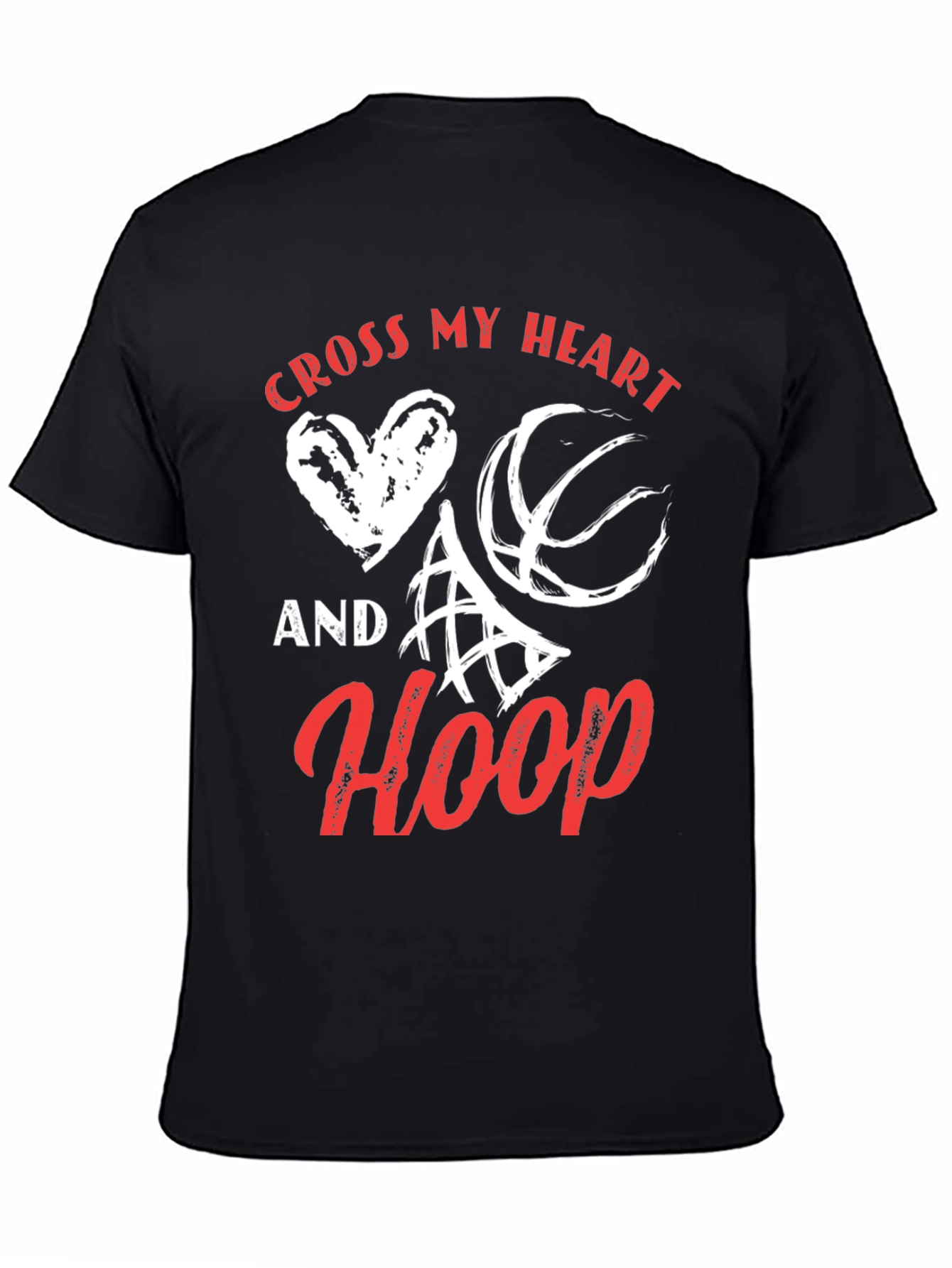 Cross My Heart And Hoop Graphic Tee