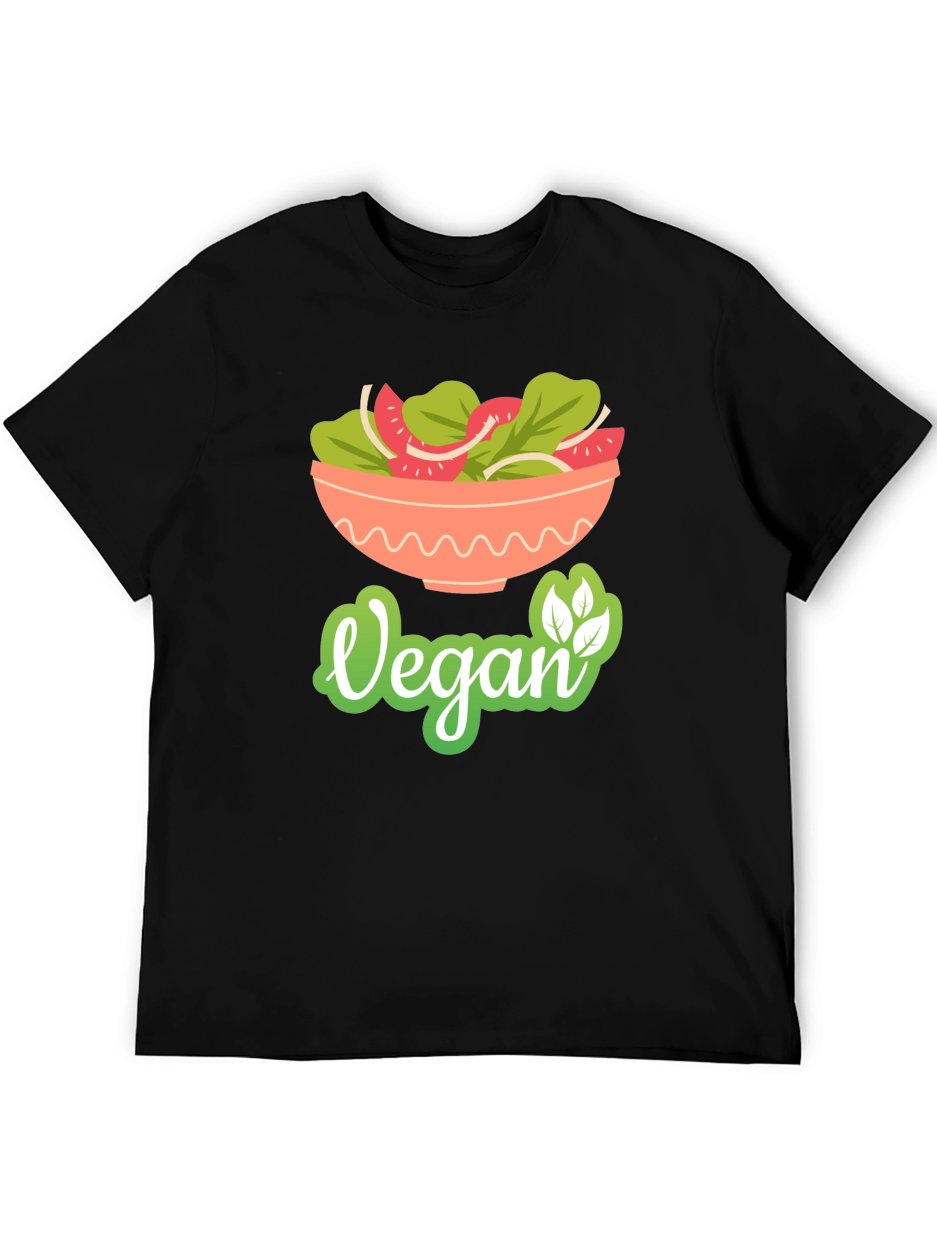 Vegan Salad Bowl T-Shirt - Fresh & Healthy