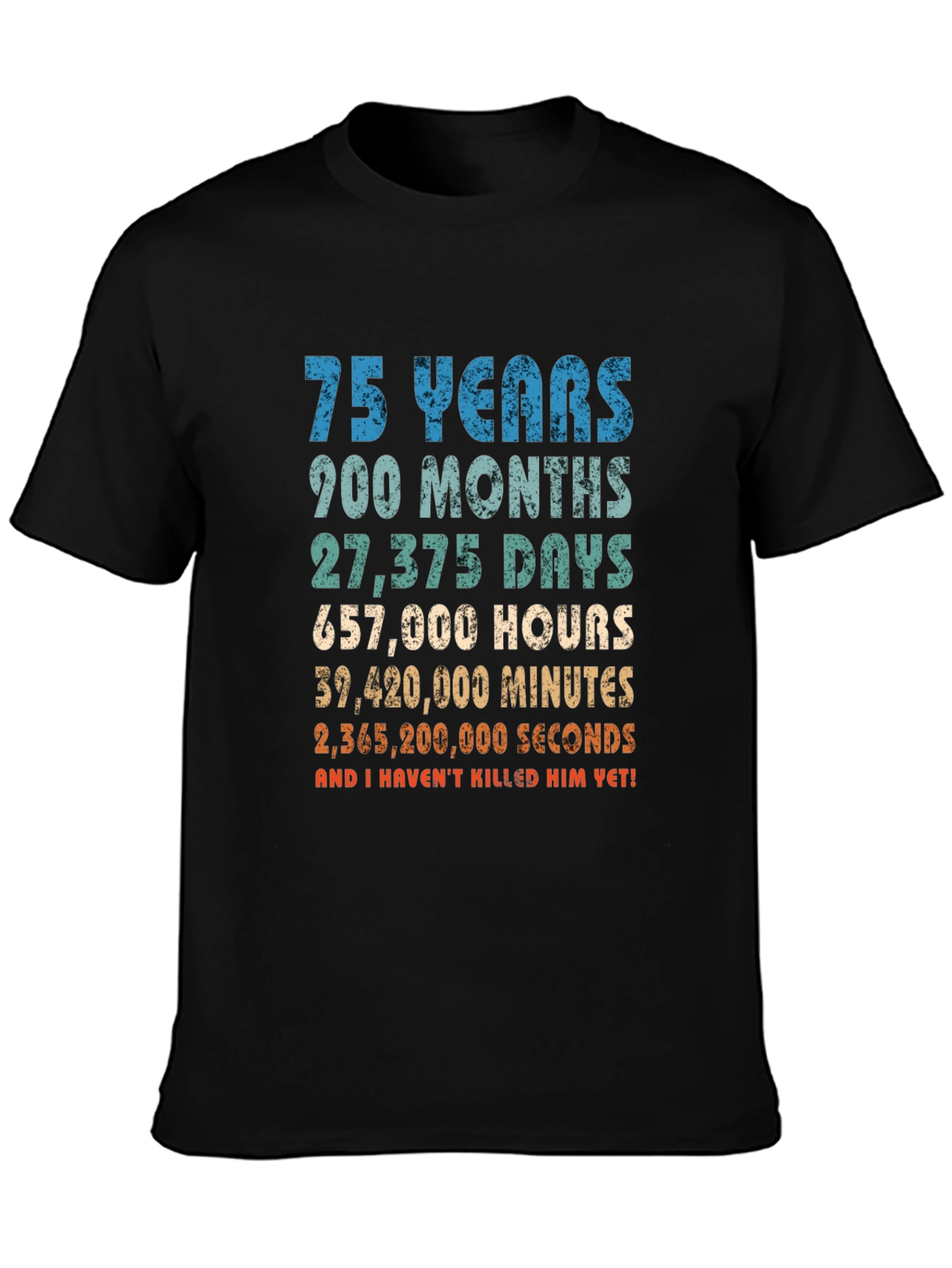 75 Years Funny Anniversary T-Shirt
