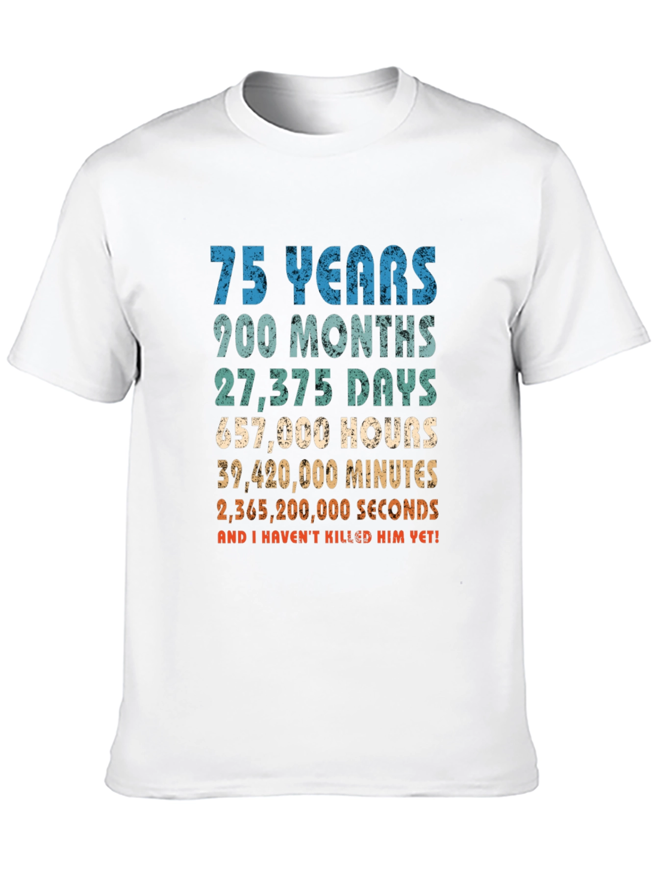 75 Years Funny Anniversary T-Shirt