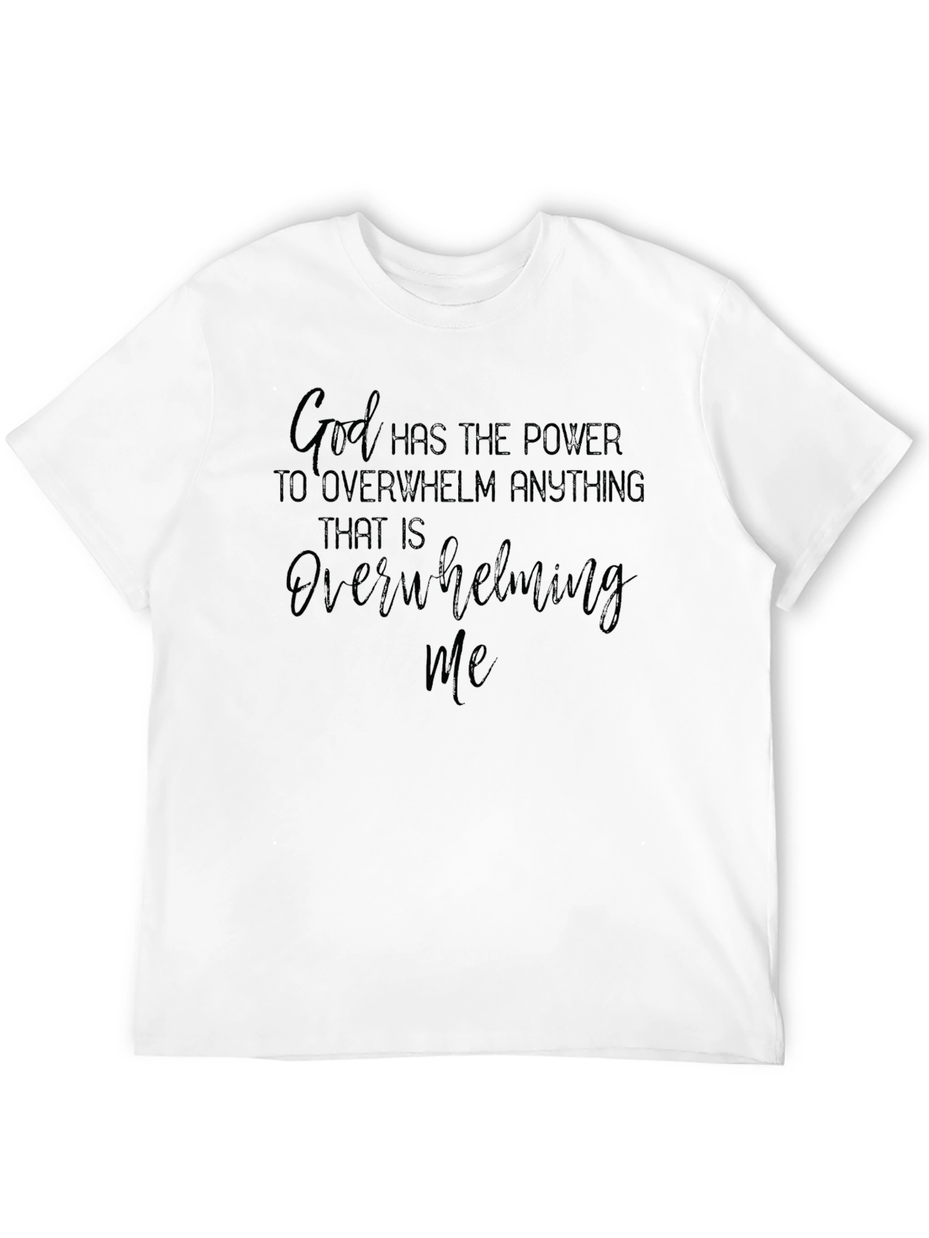 Gods Power Graphic T-Shirt - Black
