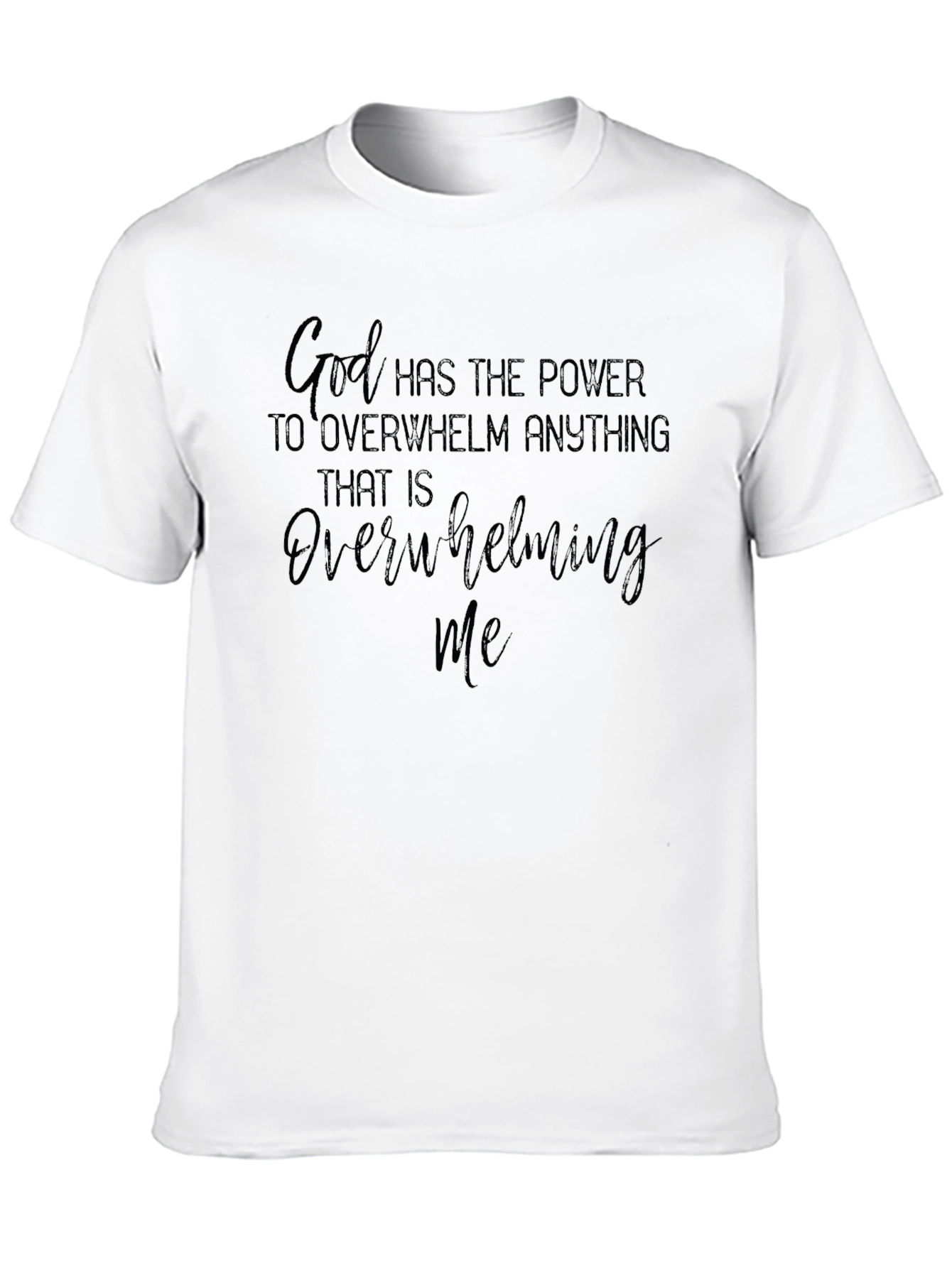 Gods Power Graphic T-Shirt - Black