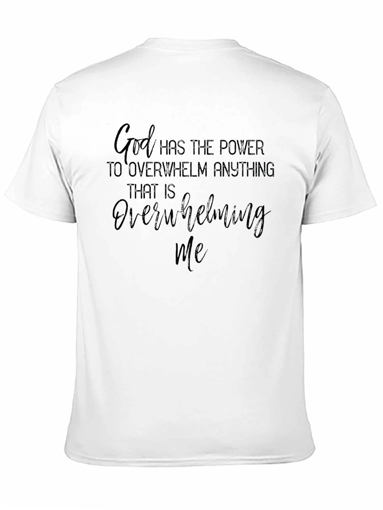 Gods Power Graphic T-Shirt - Black