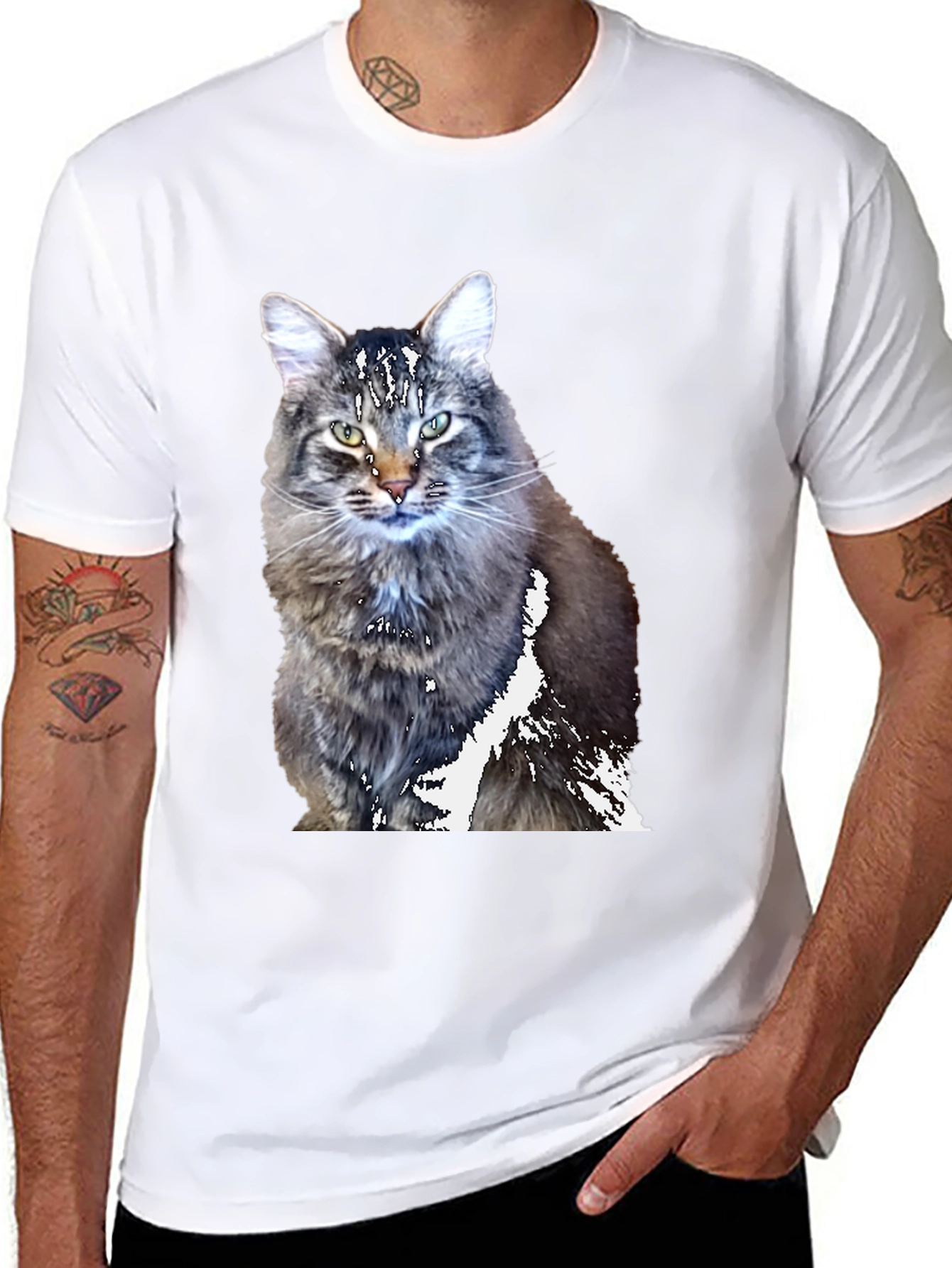 Cool Cat T-Shirt - Black