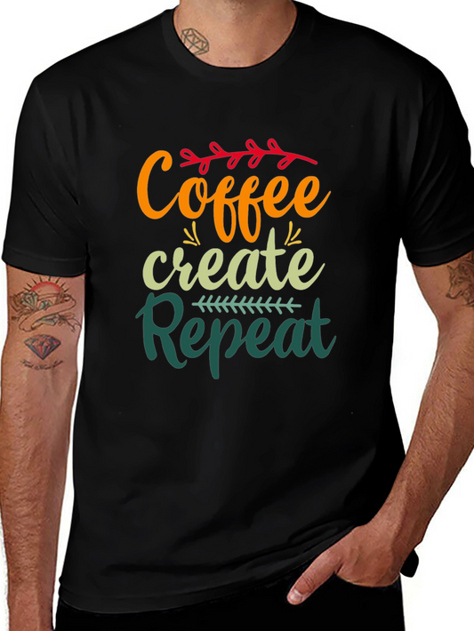 Coffee Create Repeat Graphic Tee