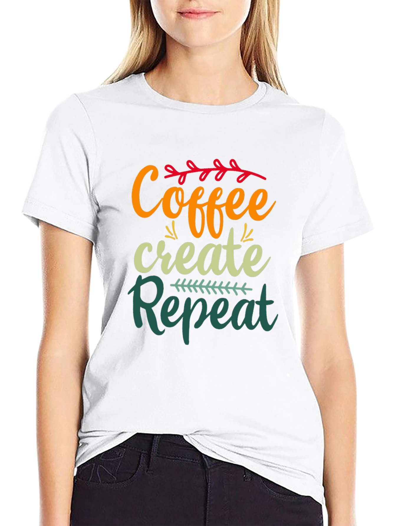 Coffee Create Repeat Graphic Tee
