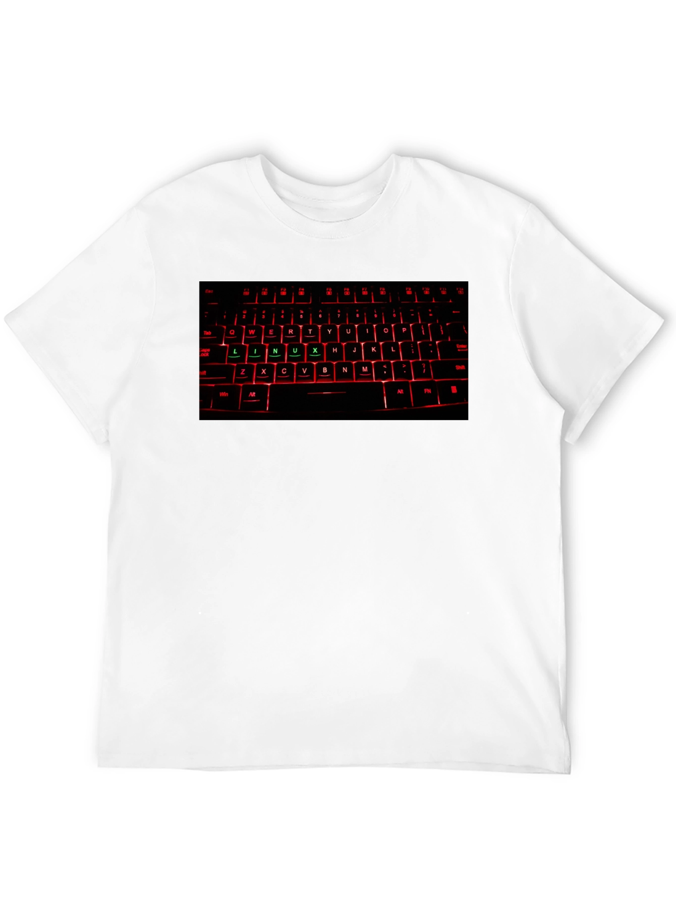 Linux Keyboard T-Shirt - Techie Gift