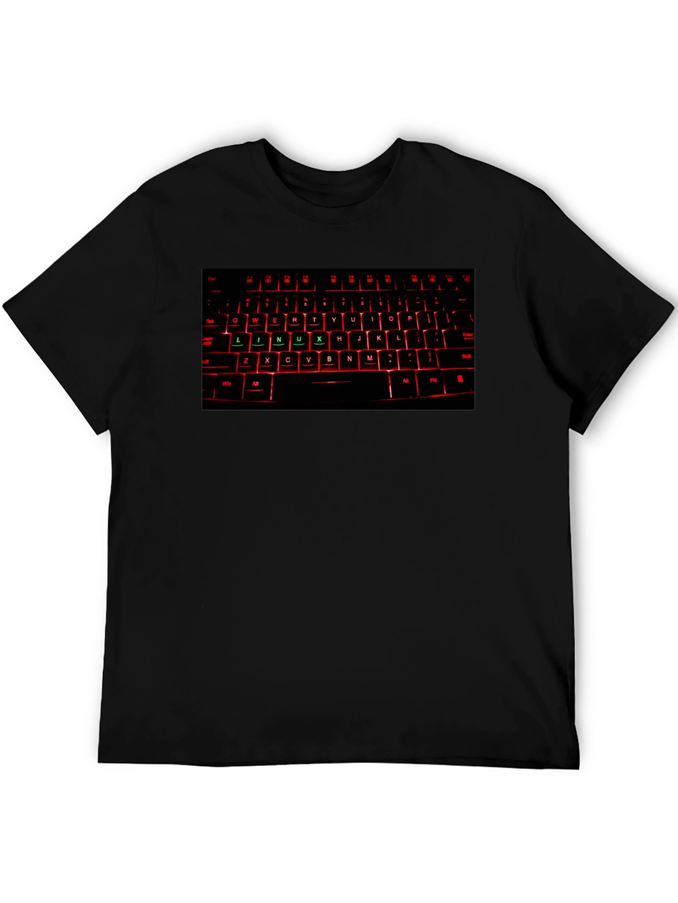 Linux Keyboard T-Shirt - Techie Gift
