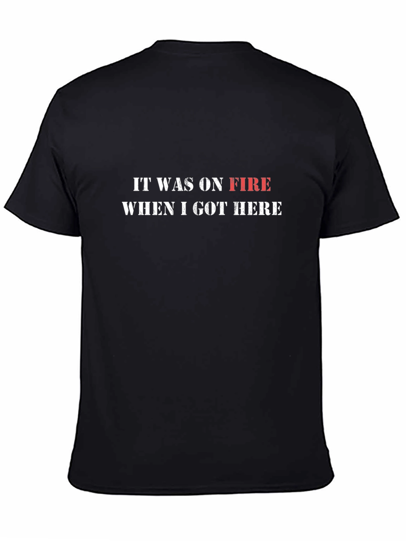 Funny It Was On Fire Graphic Tee