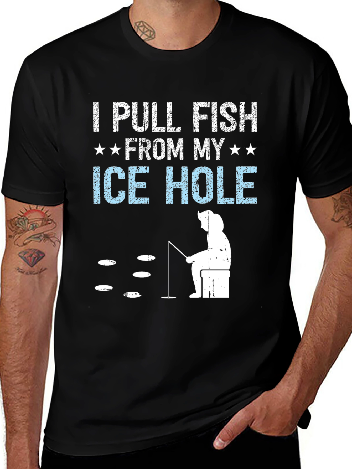 I Pull Fish From My Ice Hole T-Shirt