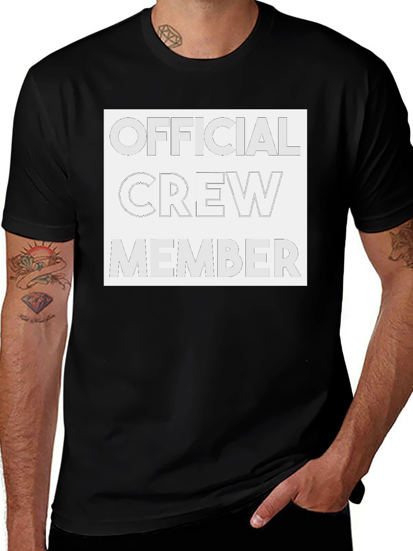 Official Crew Member Black T-Shirt
