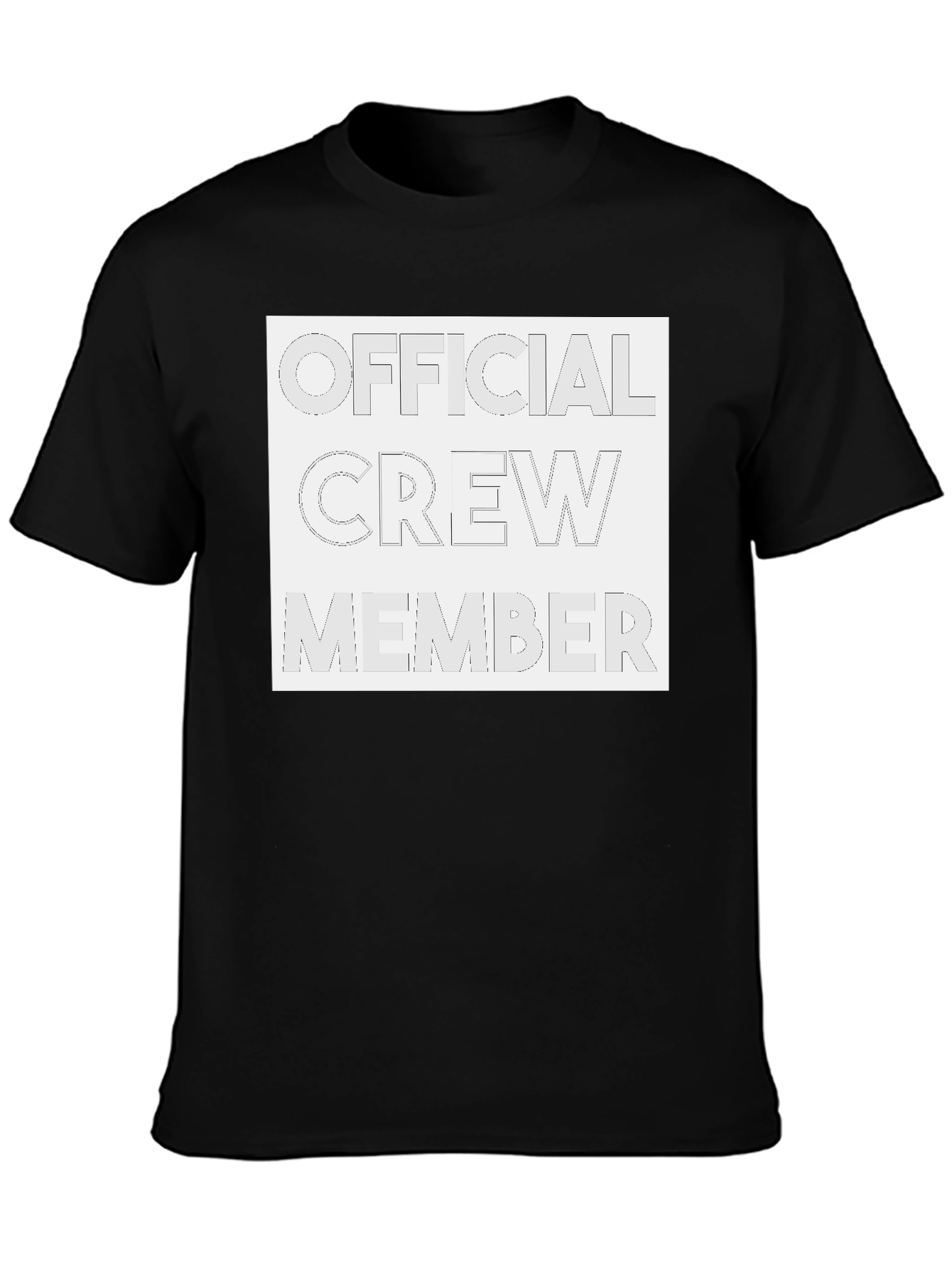 Official Crew Member Black T-Shirt