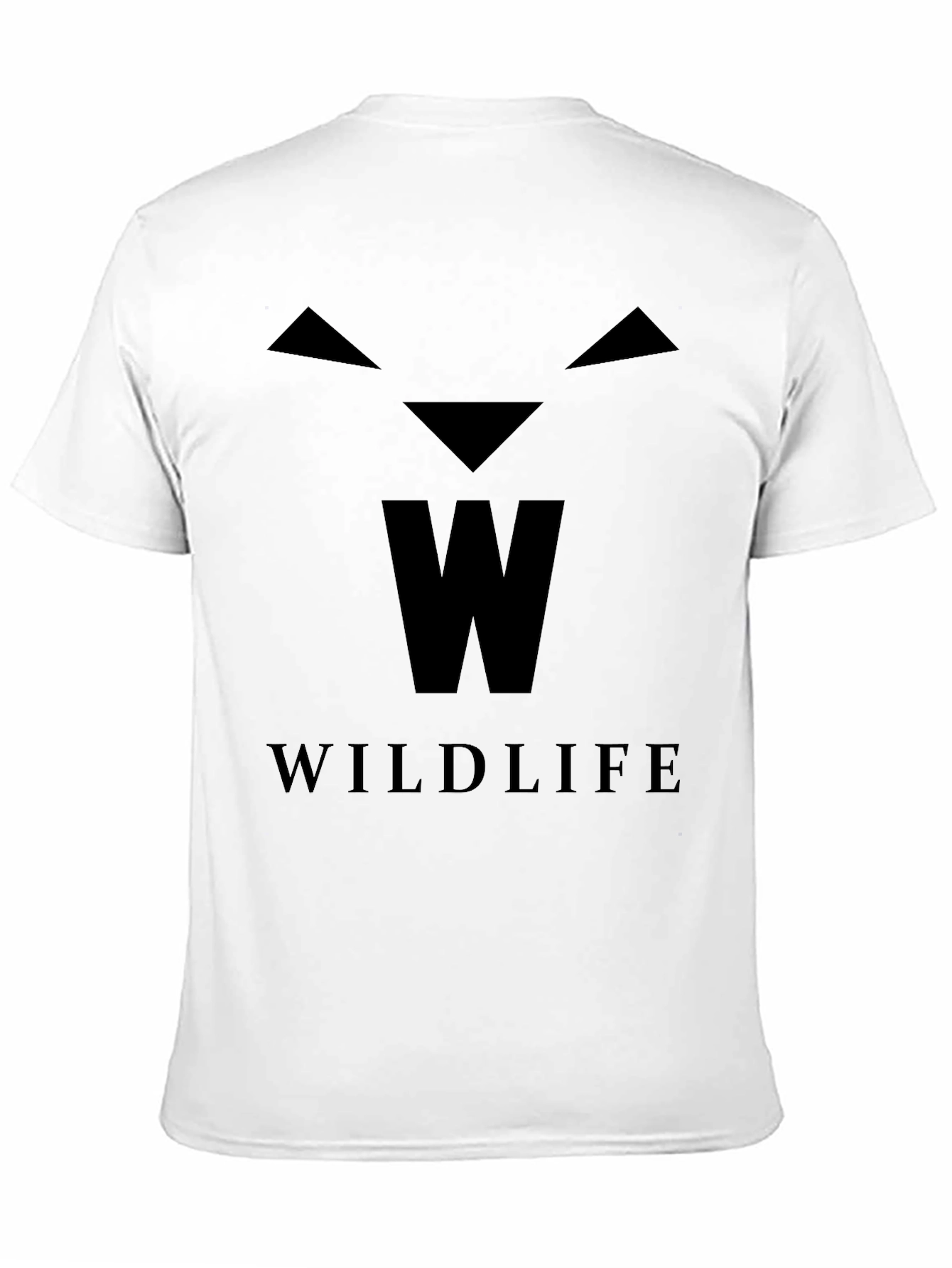 Wildlife Graphic Print Black T-Shirt