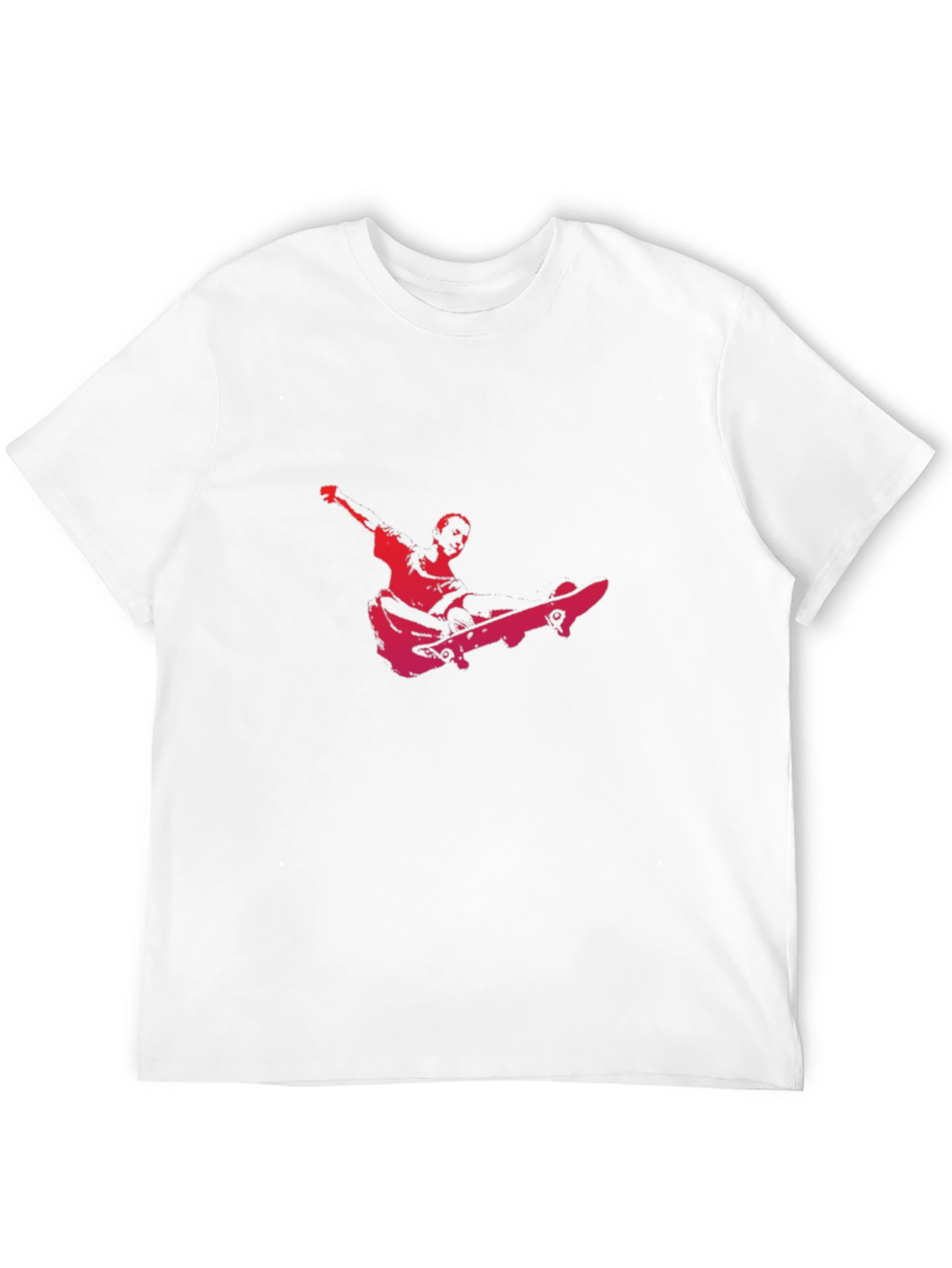 Skateboarder Graphic Black T-Shirt