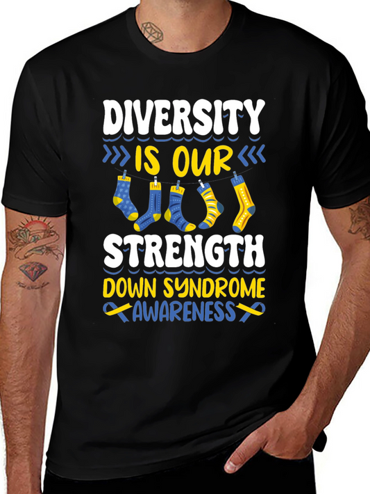 Diversity Is Our Strength Down Syndrome Awareness T-Shirt