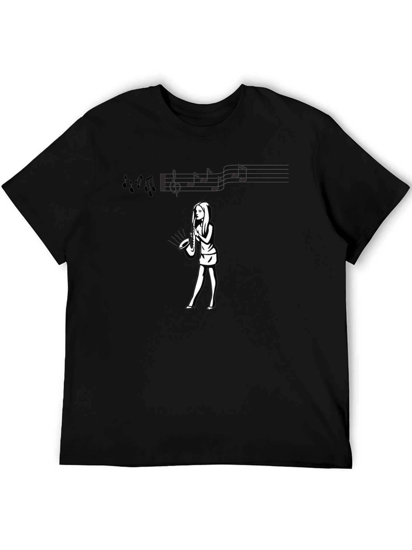 Saxophone Player Graphic T-Shirt