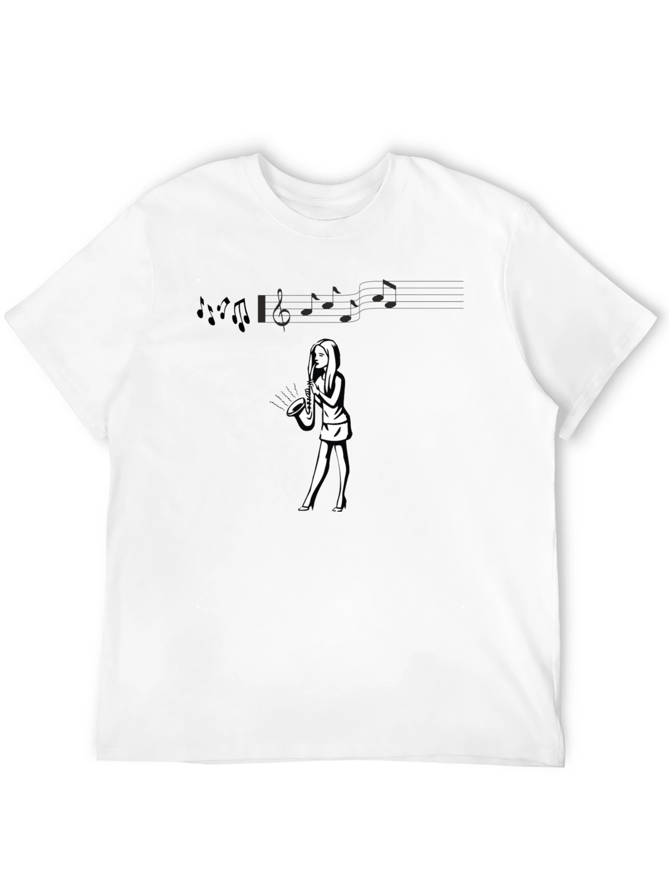 Saxophone Player Graphic T-Shirt