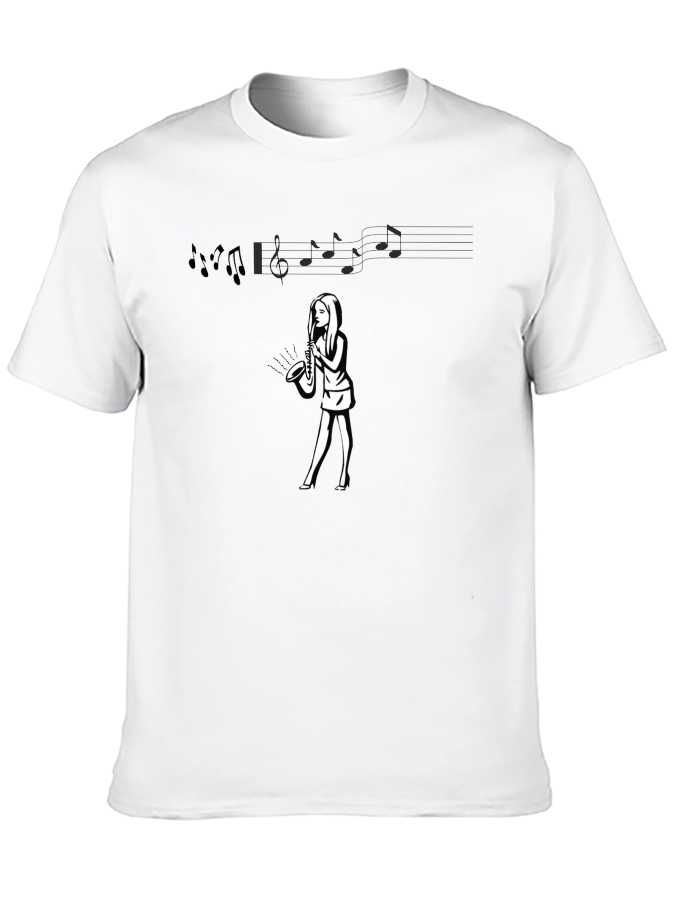 Saxophone Player Graphic T-Shirt