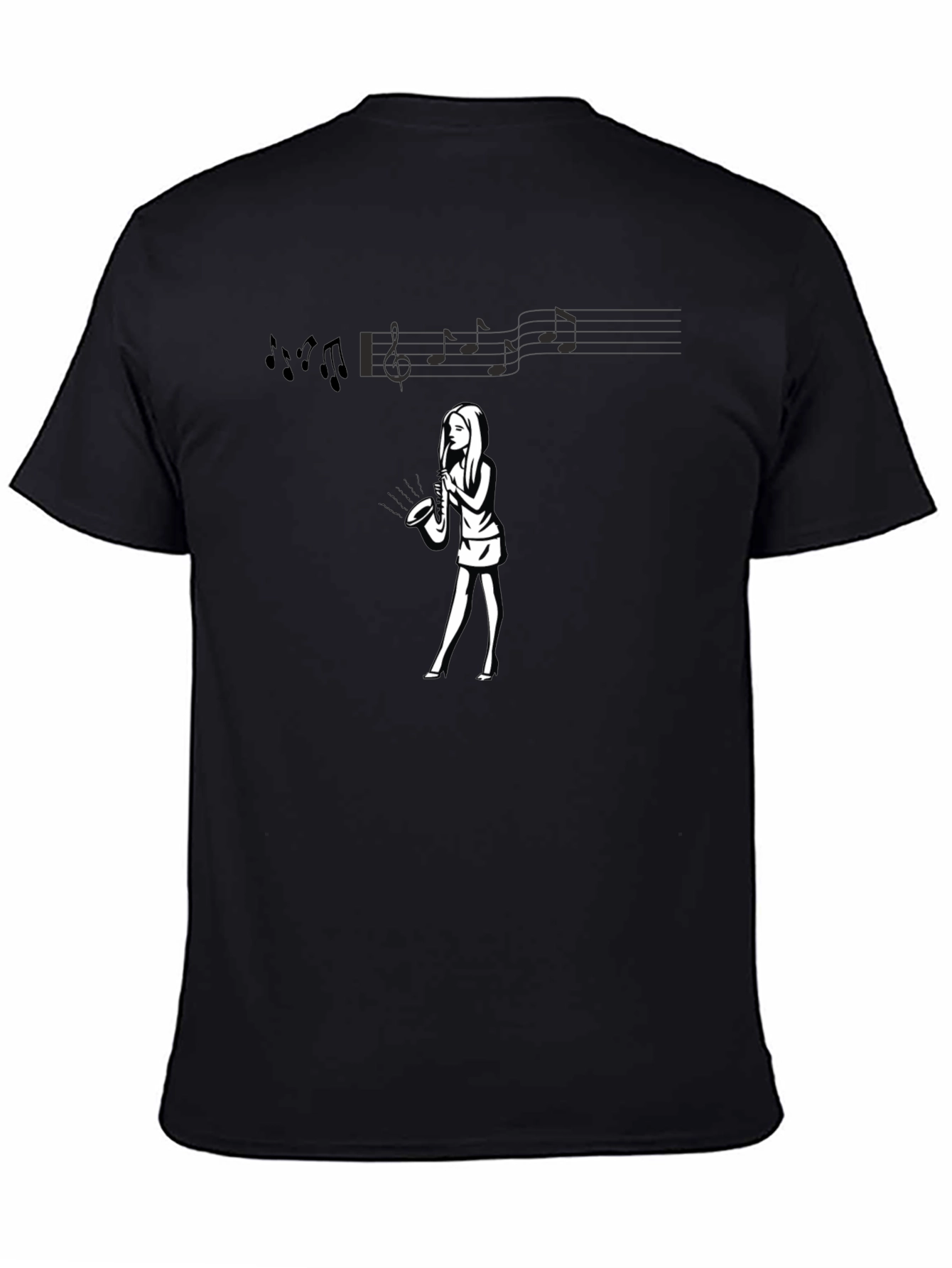 Saxophone Player Graphic T-Shirt