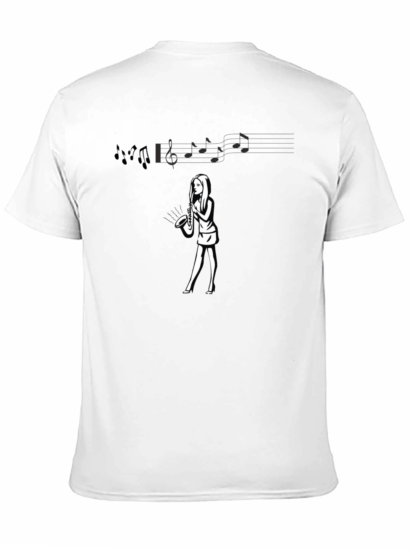 Saxophone Player Graphic T-Shirt
