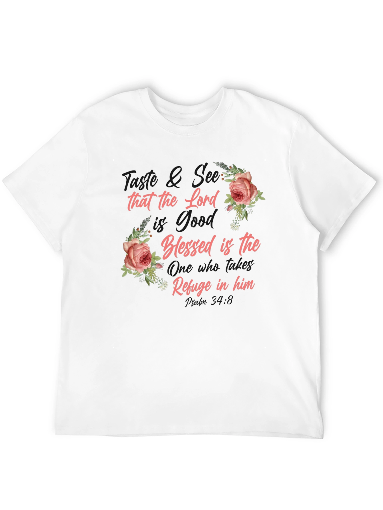 Taste and See Floral Graphic Tee