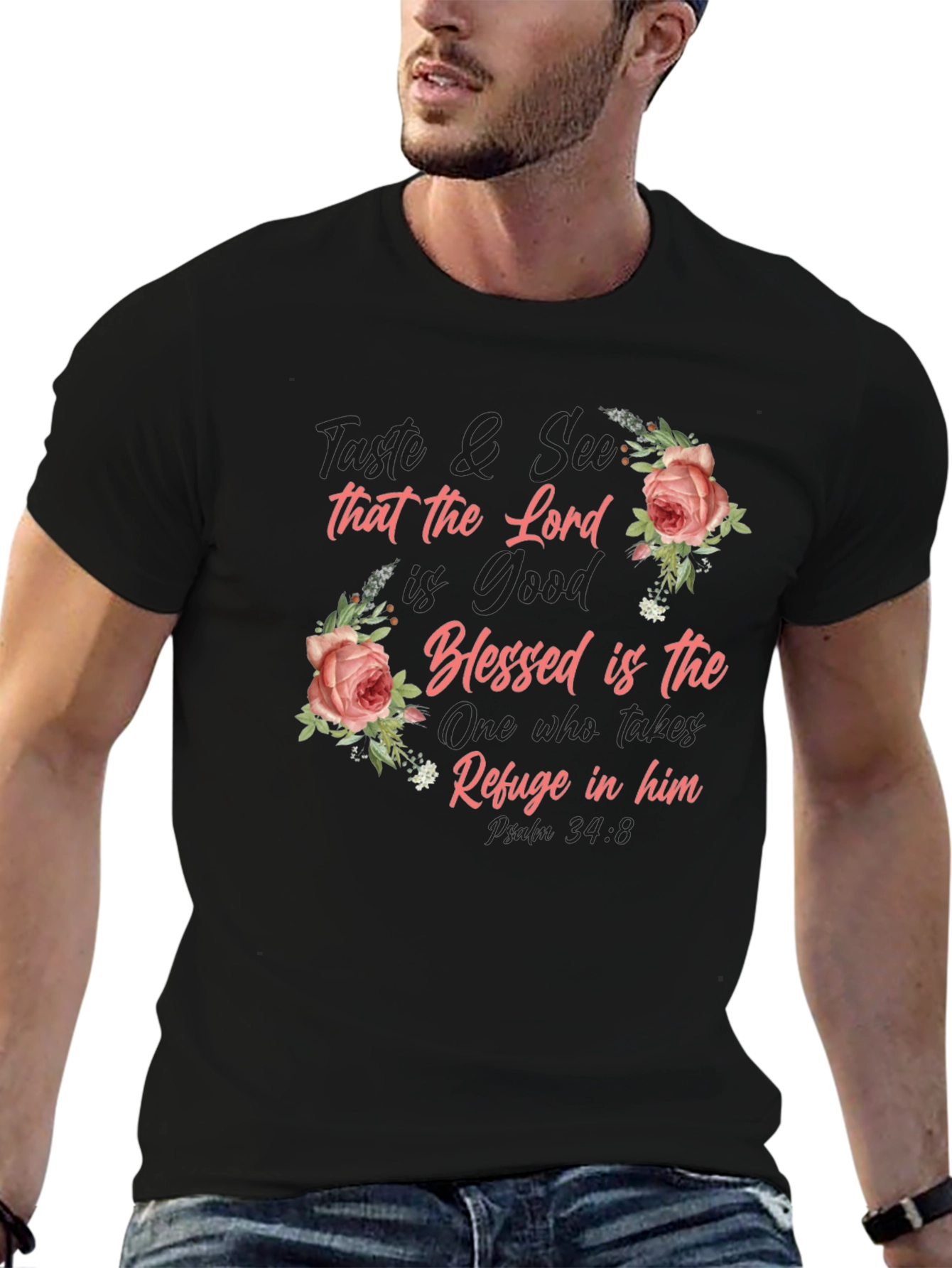 Taste and See Floral Graphic Tee