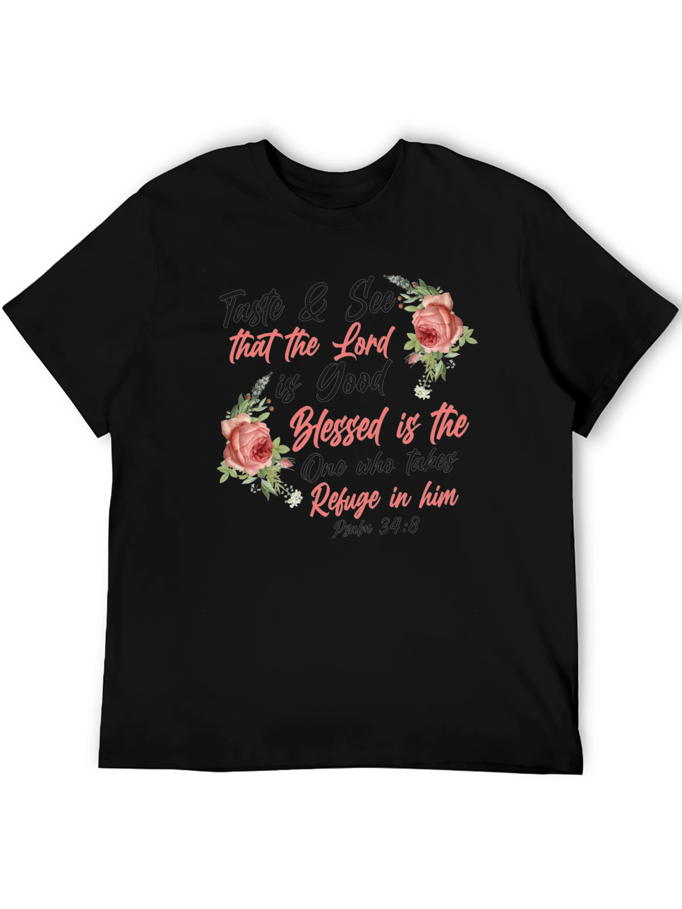Taste and See Floral Graphic Tee