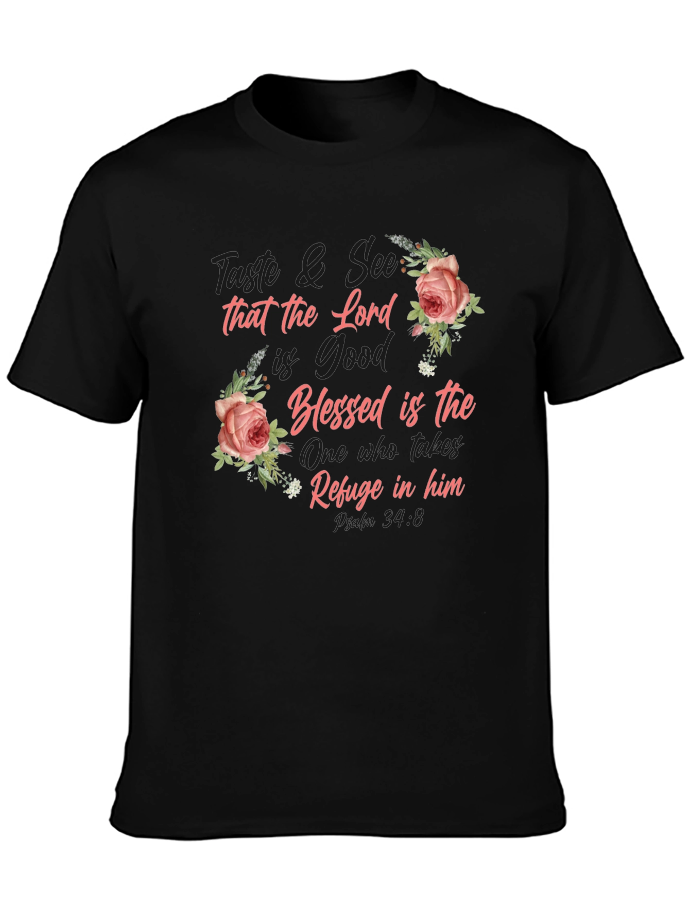 Taste and See Floral Graphic Tee