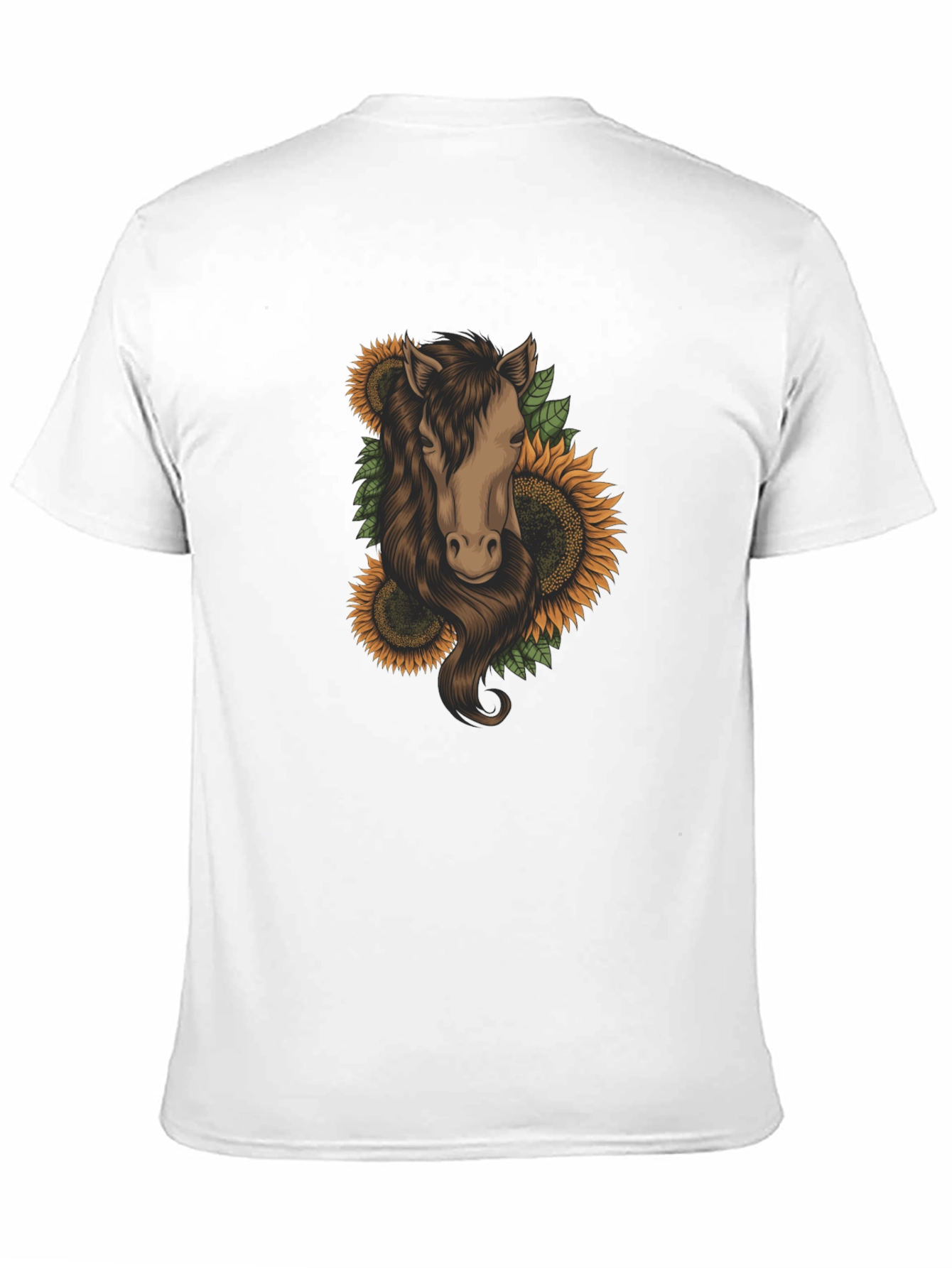 Horse & Sunflower Graphic Tee