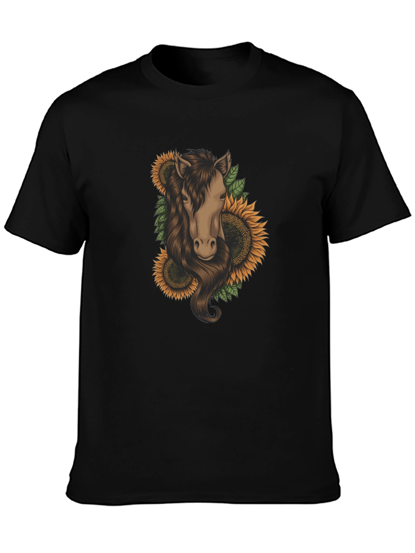 Horse & Sunflower Graphic Tee