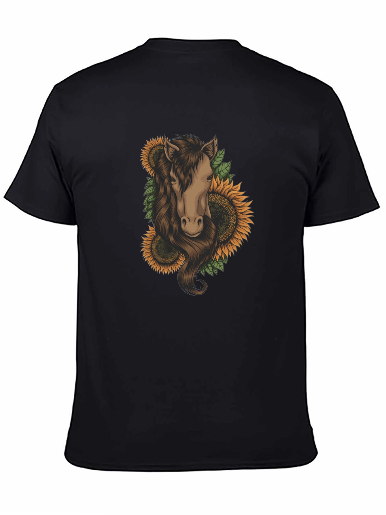 Horse & Sunflower Graphic Tee