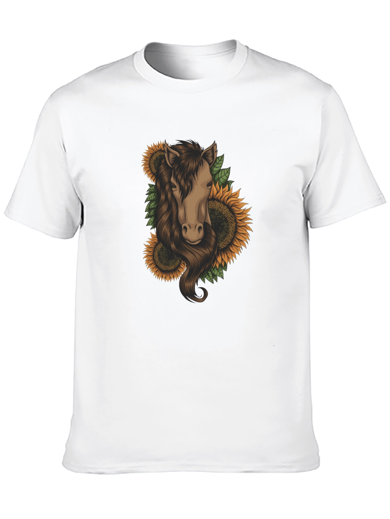 Horse & Sunflower Graphic Tee