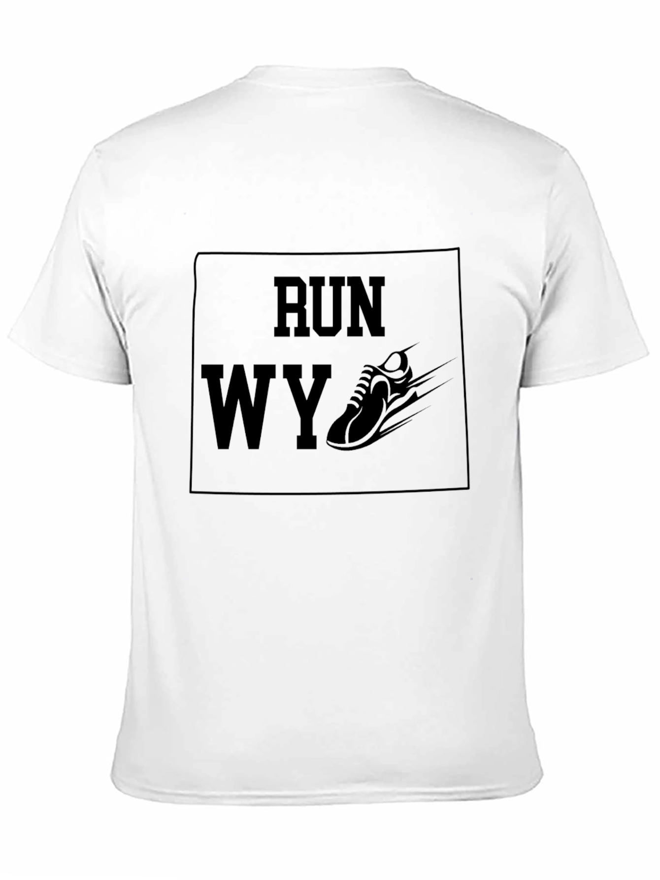 Run WY Graphic Tee - Wyoming Running Shirt